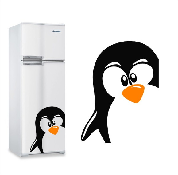 Adesivo de Geladeira Pinguim 2 Vetor e Imagem Elo7 Aparador Baixo Mdf ~ Adesivo de Geladeira Pinguim 2 Vetor e Imagem Elo7