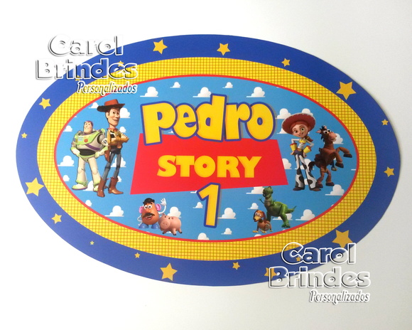 Painel em PVC 80cm toy story