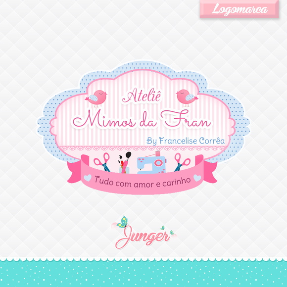 Logomarca Ateli u00ea Mimos da Fran no Elo7 Junger Design Aparador Com Gavetas ~ Logomarca Ateli u00ea Mimos da Fran no Elo7 Junger Design