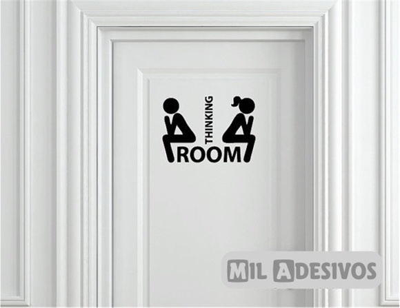 Adesivo para porta de banheiro Cantinho no Elo7 Paredes decoradas com adesivos (511C28) Adesivo De Olhos Para Artesanato ~ Adesivo para porta de banheiro Cantinho no Elo7 Paredes decoradas com adesivos (511C28)
