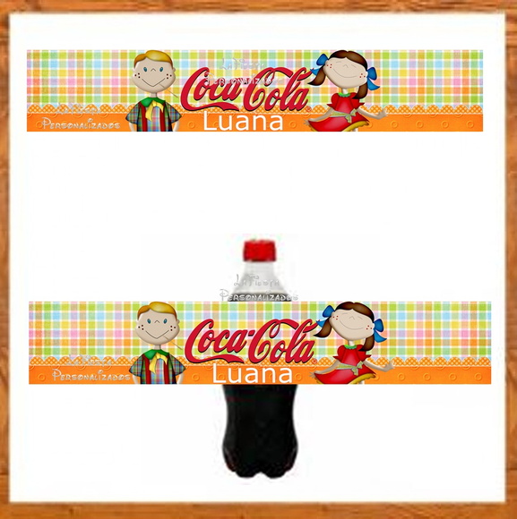 Rótulo Coca Cola Festa Junina no Elo7 LaFiesta Personalizado (5232FA) Armario Aberto Banheiro ~ Rótulo Coca Cola Festa Junina no Elo7 LaFiesta Personalizado (5232FA)