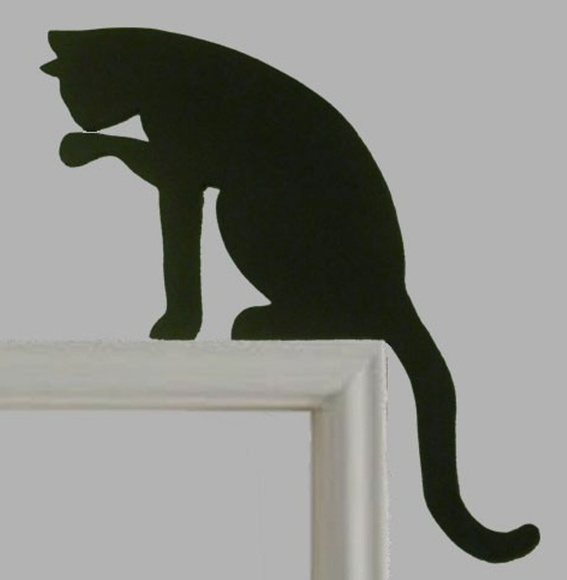 Aparador de Porta em Madeira Gato Preto Elo7 Armario Para Lavanderia Suspenso ~ Aparador de Porta em Madeira Gato Preto Elo7