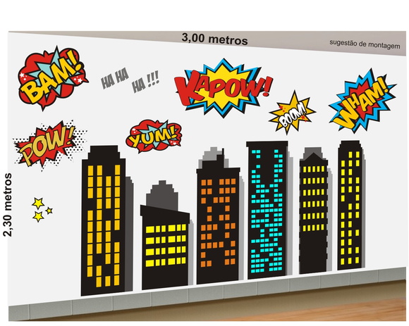 Adesivo Parede Herois Avengers Predio 10 QuartinhoDecorado Elo7 Aparador Para Sala De Estar Com Vidro ~ Adesivo Parede Herois Avengers Predio 10 QuartinhoDecorado Elo7