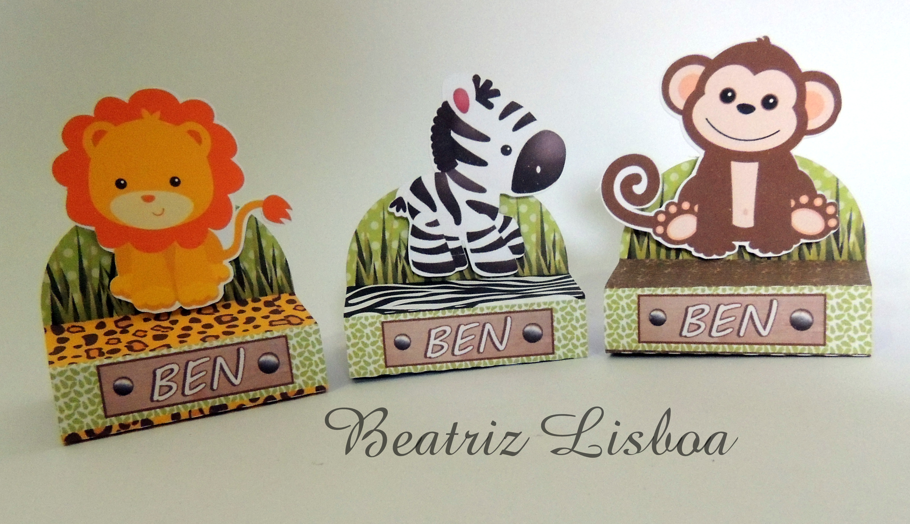 Safari Porta Chocolate Duplo No Elo7 Beatriz Lisboa 65cf32