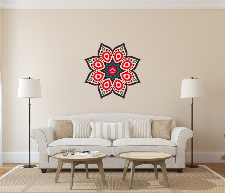 Adesivo de parede Mandala 30cm Lojadecoreacasa Mandalas Elo7 Armarios Keter En Argentina ~ Adesivo de parede Mandala 30cm Lojadecoreacasa Mandalas Elo7