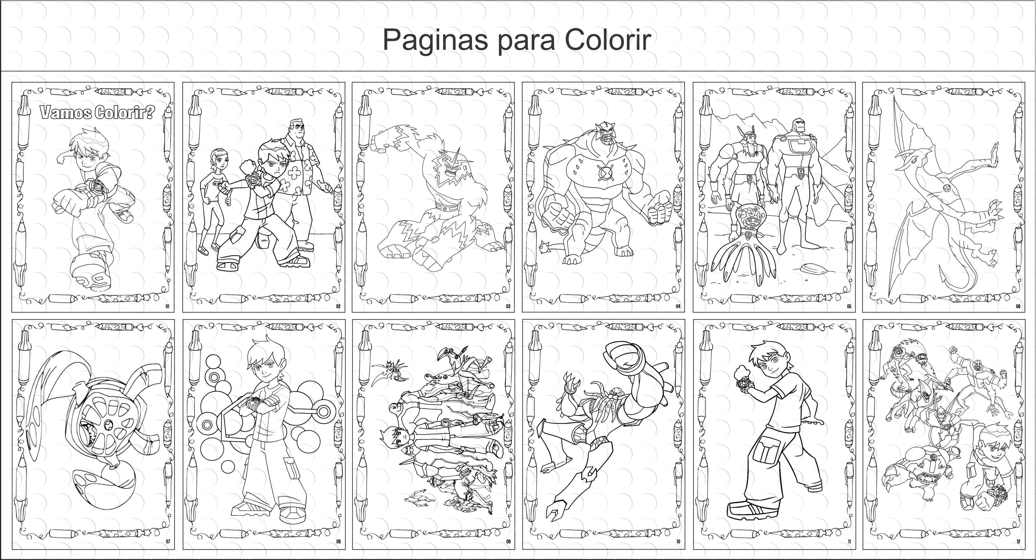 livros para colorir 15x21cm ben10 no elo7 g a personalize 66c35b