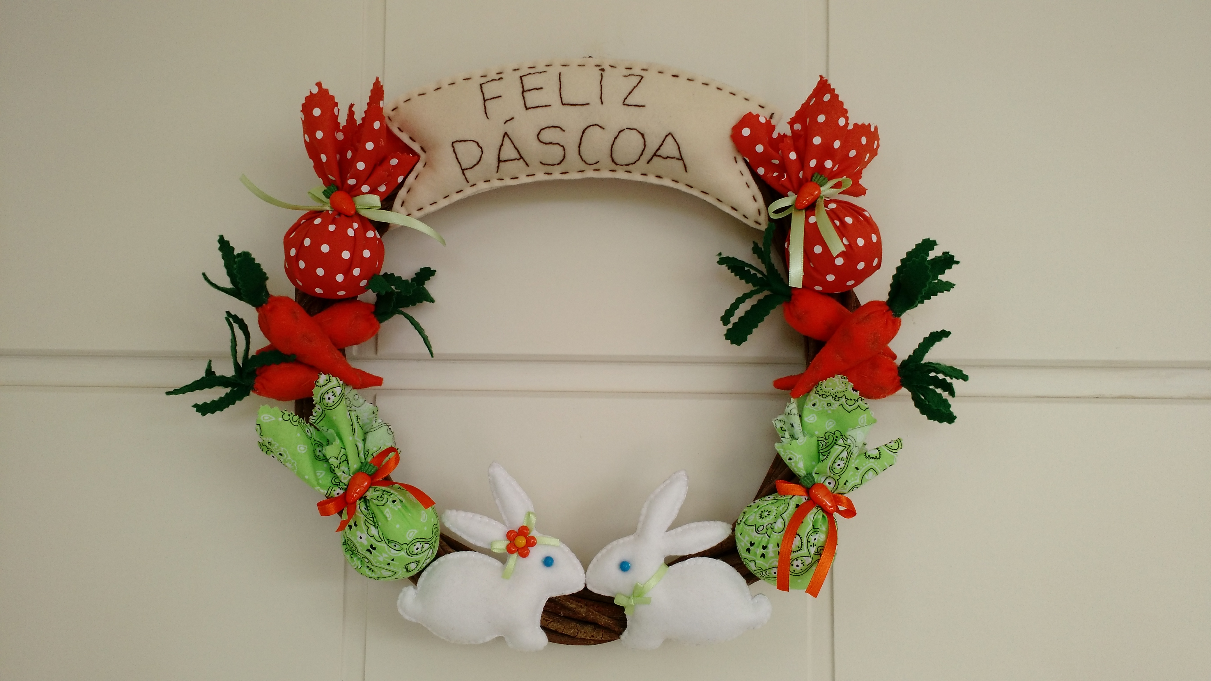 Guirlanda de Pascoa Bela Vida Artes (Giz Crepaldi) Elo7 Decoração Aparador Atras Do Sofa ~ Guirlanda de Pascoa Bela Vida Artes (Giz Crepaldi) Elo7