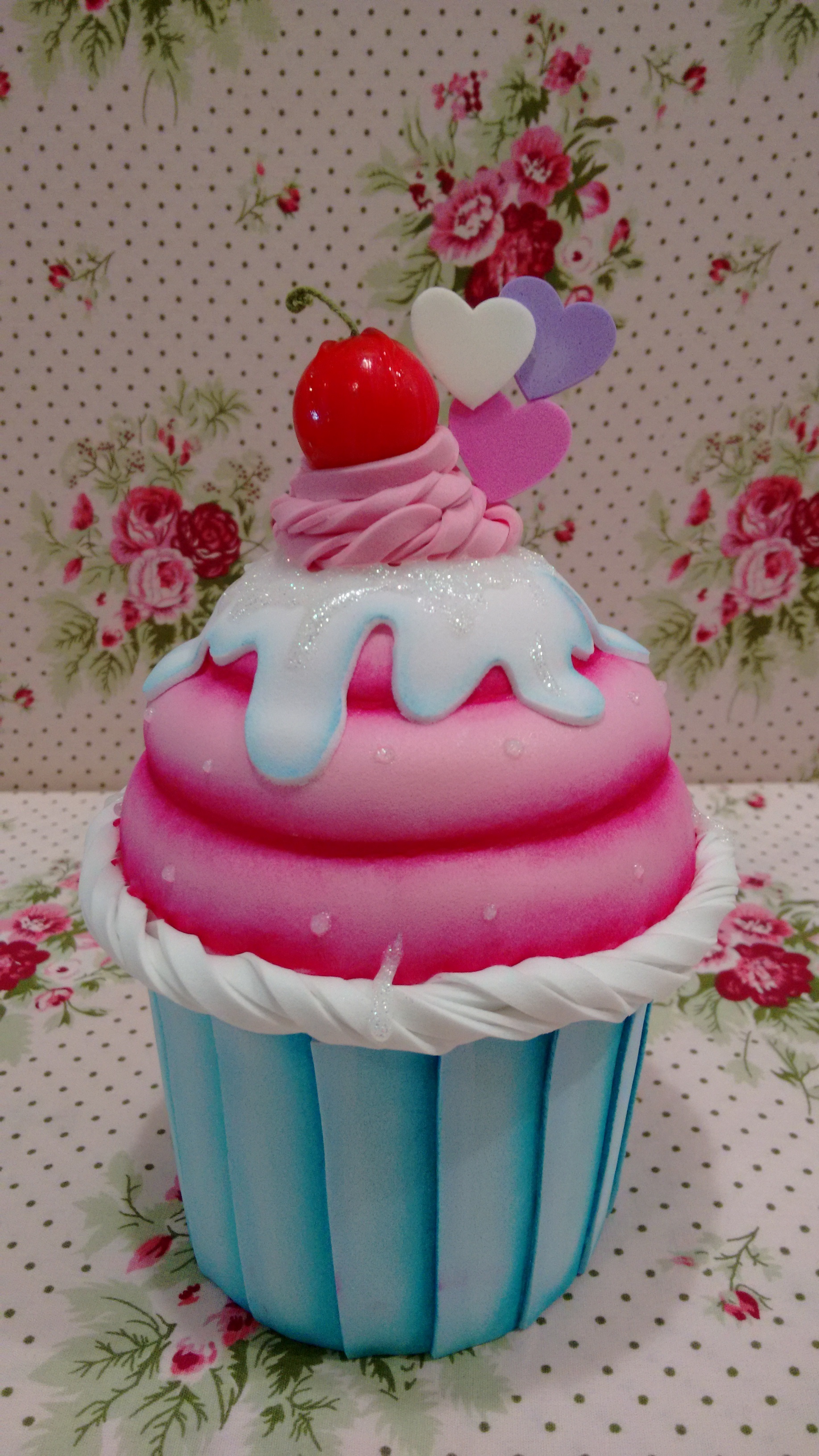 cupcake porta objetos no