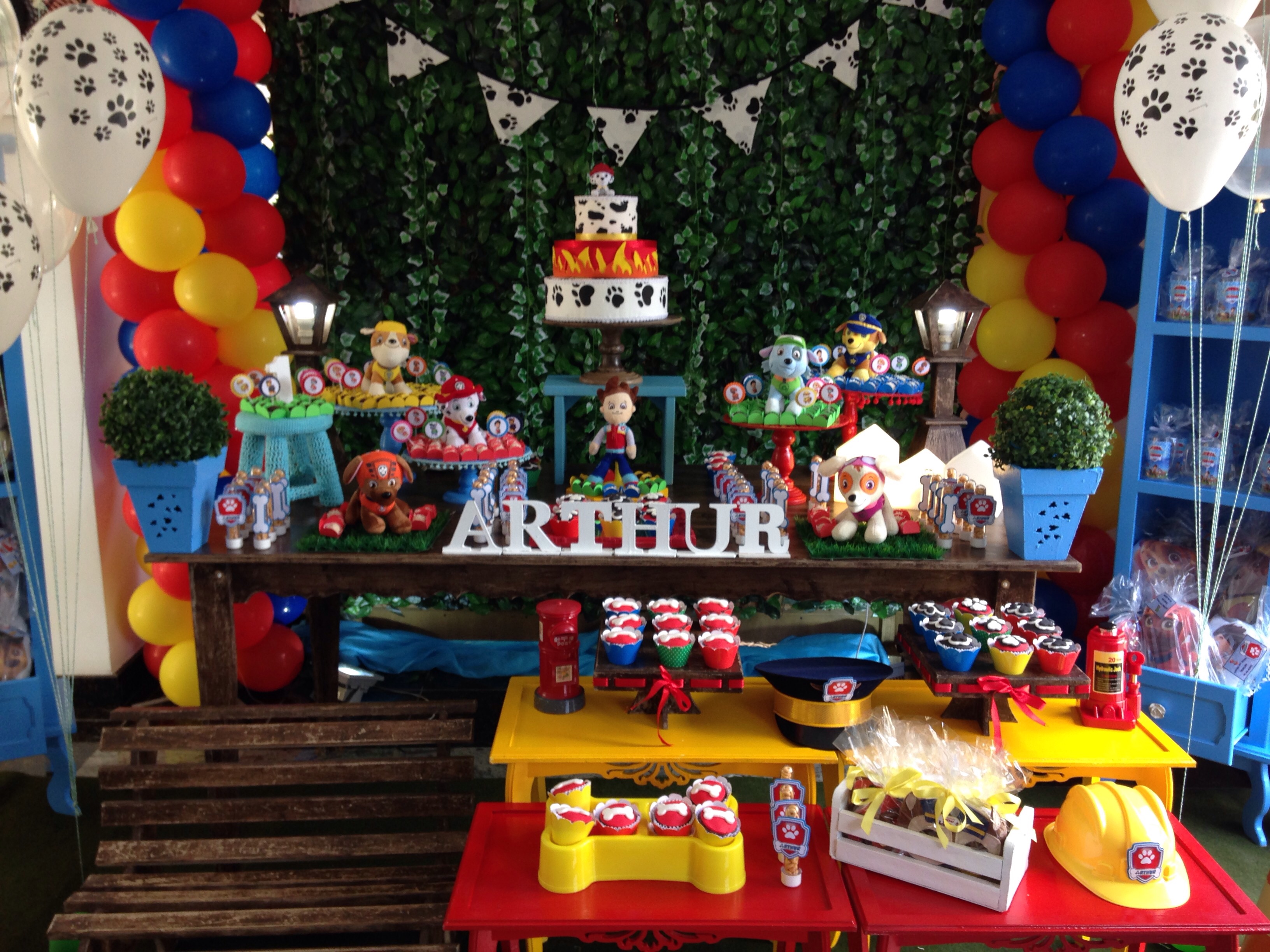 Decoraç u00e3o rústica Patrulha Canina Bem Bolado Arte em Festas Elo7 -> Decoração De Festa Infantil Simples Patrulha Canina Decoraç u00e3o rústica Patrulha Canina Bem Bolado Arte em Festas Elo7 -> Decoração De Festa Infantil Simples Patrulha Canina