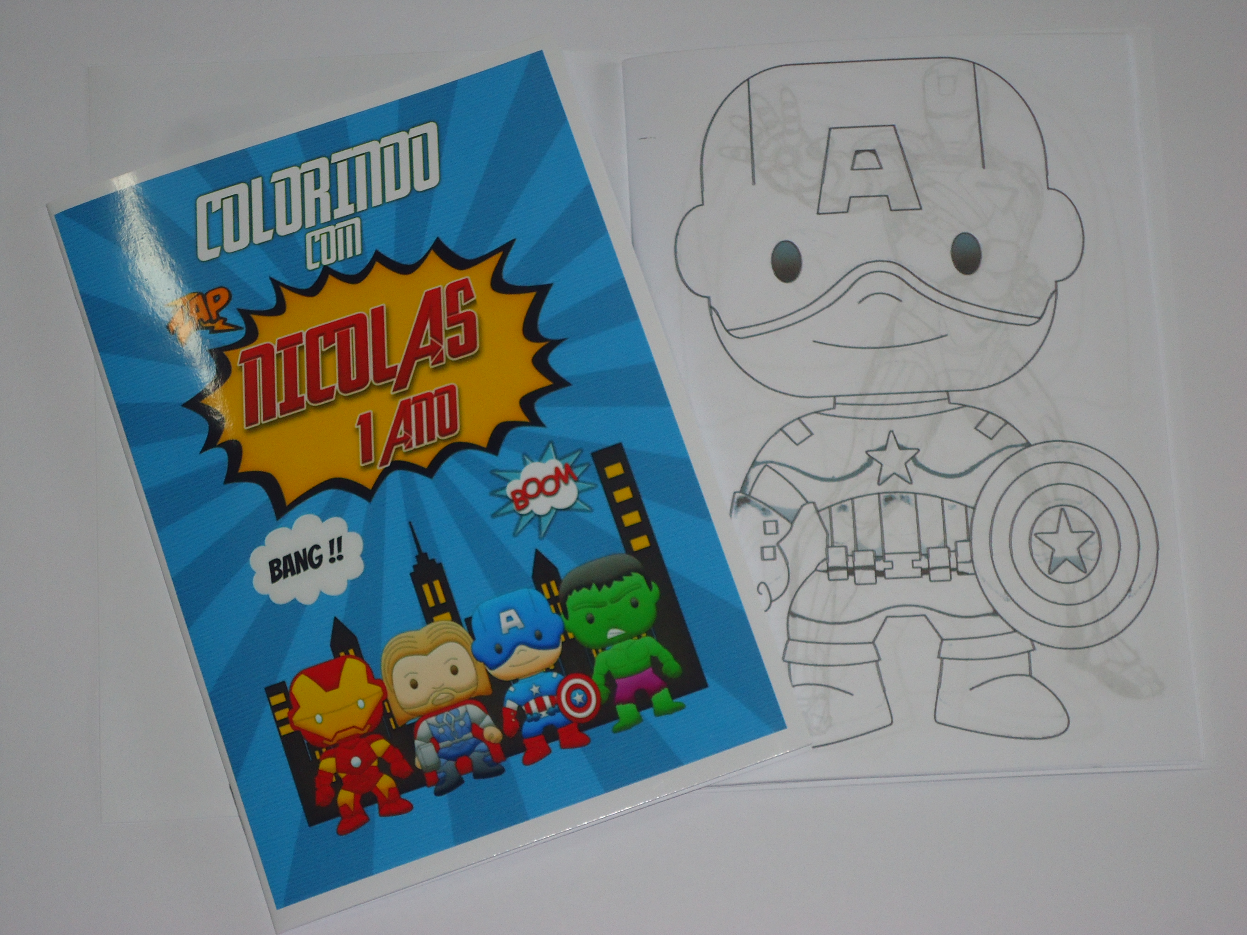 convite vingadores personalizado 21x15cm elo7