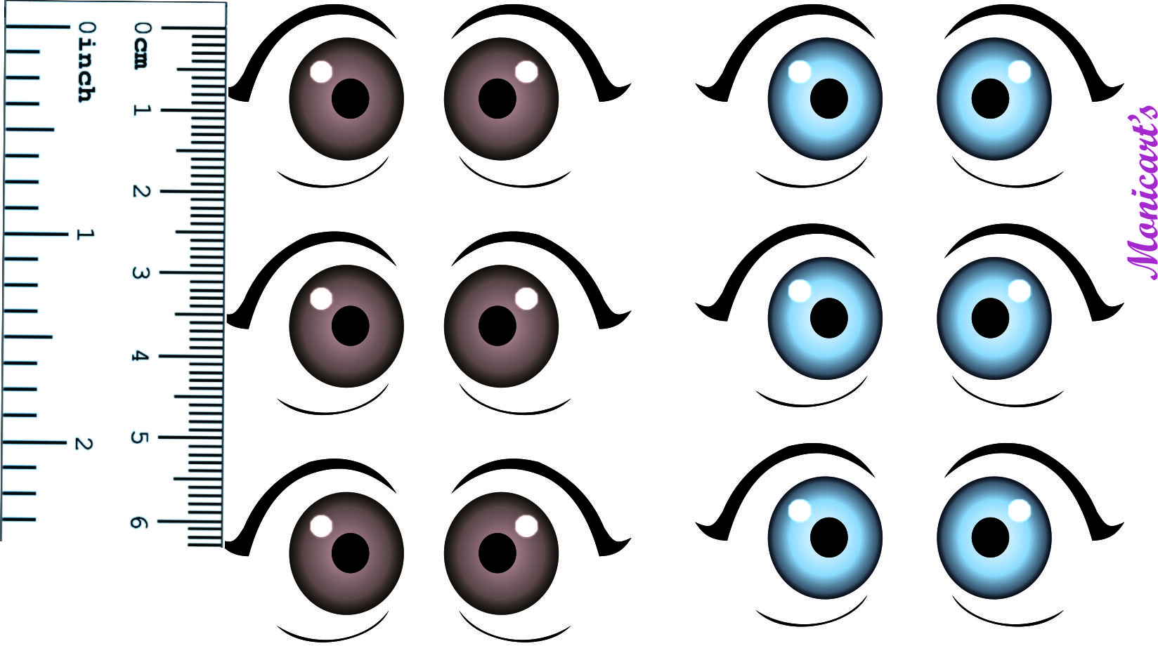 Adesivos de olhos cod 320 G Monicarts Elo7 Adesivos De Olhos Monicarts ~ Adesivos de olhos cod 320 G Monicarts Elo7