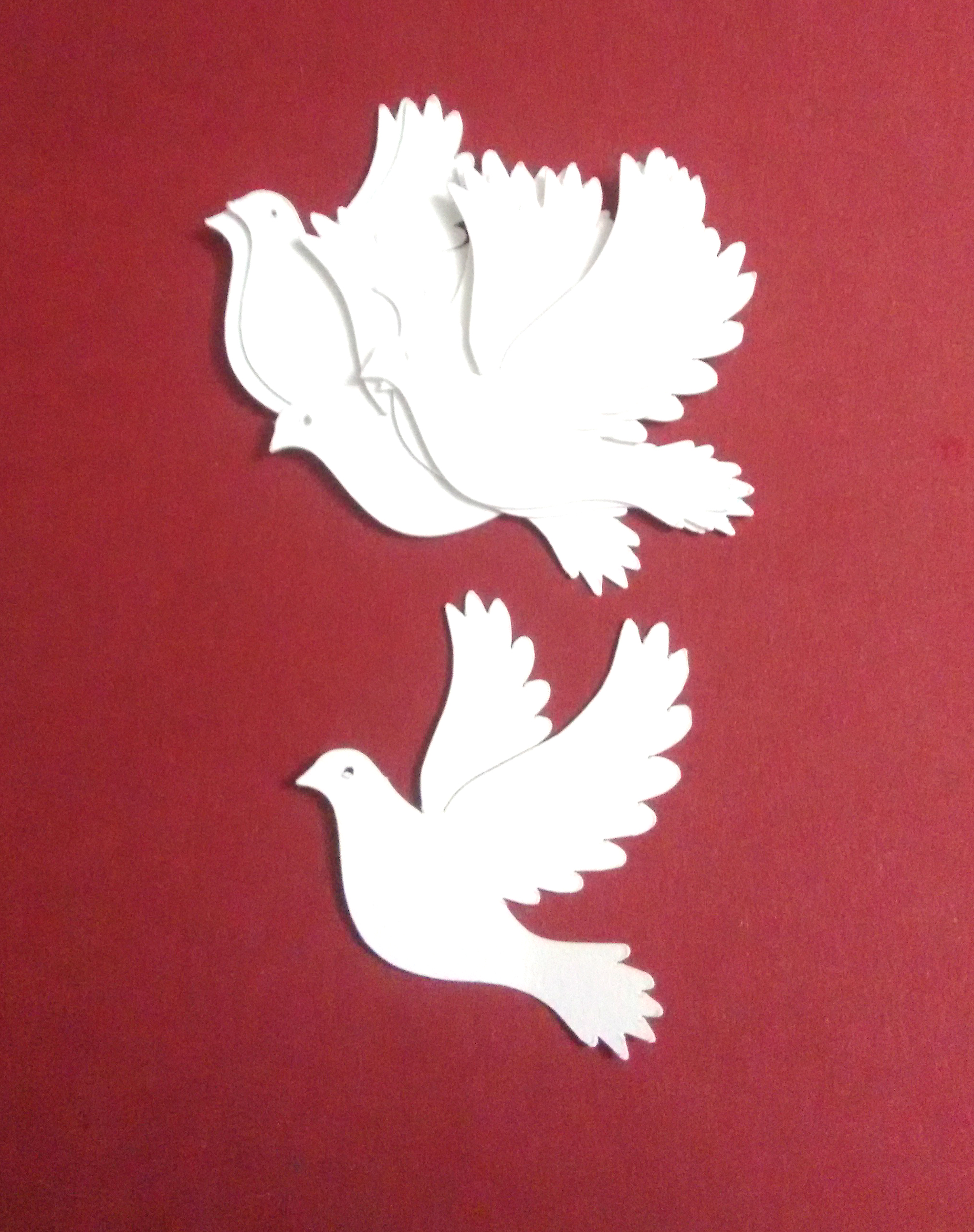 anjos pombas coleção de m m artesanato memartesanato elo7