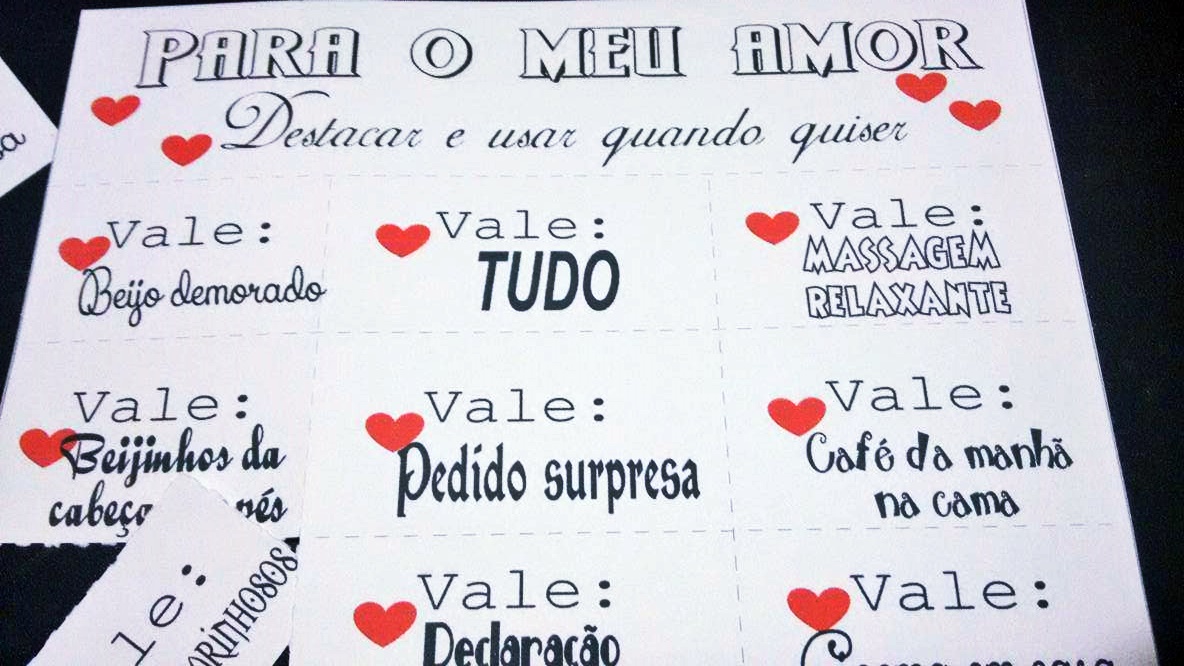 vales do amor ou ticket do amor maya ateli 234 com elo7 vales de amor