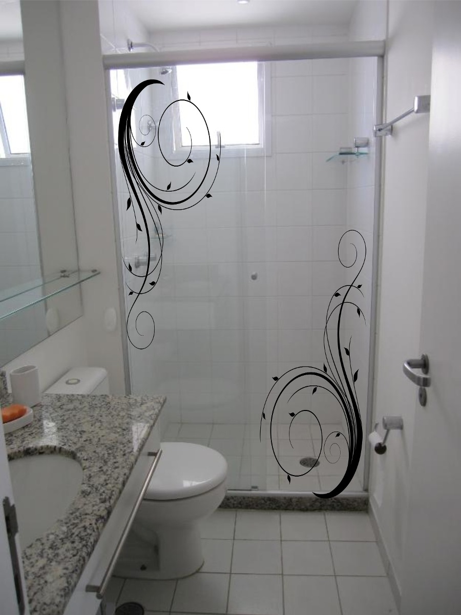 Adesivo box decoraç u00e3o banheiro espelho Adesivos Sempre Aparador Tampo De Vidro Branco ~ Adesivo box decoraç u00e3o banheiro espelho Adesivos Sempre