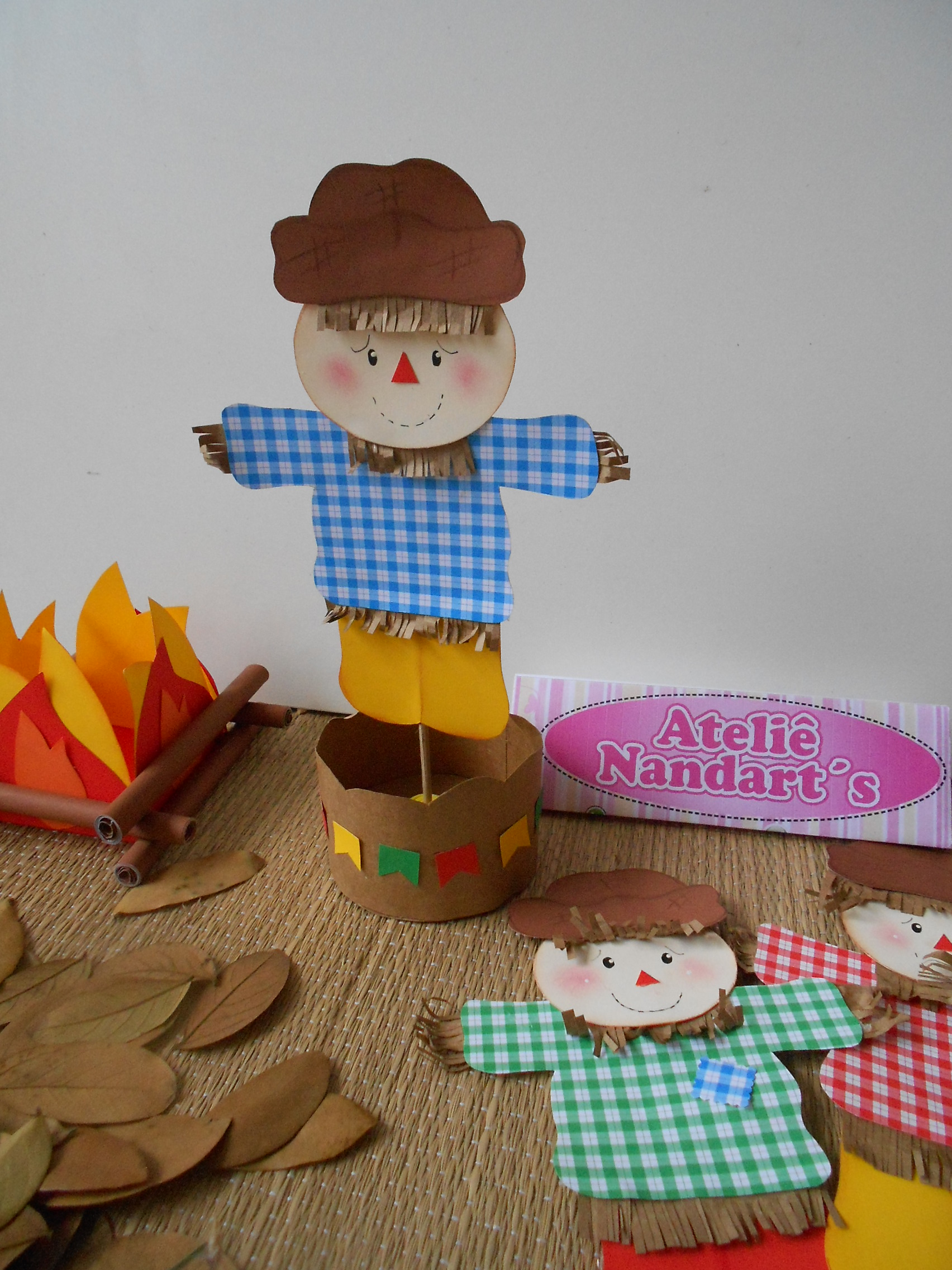 Enfeite de mesa espantalho Ateli u00ea Nandart u00b4s Elo7 Enfeite De Festa ~ Enfeite de mesa espantalho Ateli u00ea Nandart u00b4s Elo7