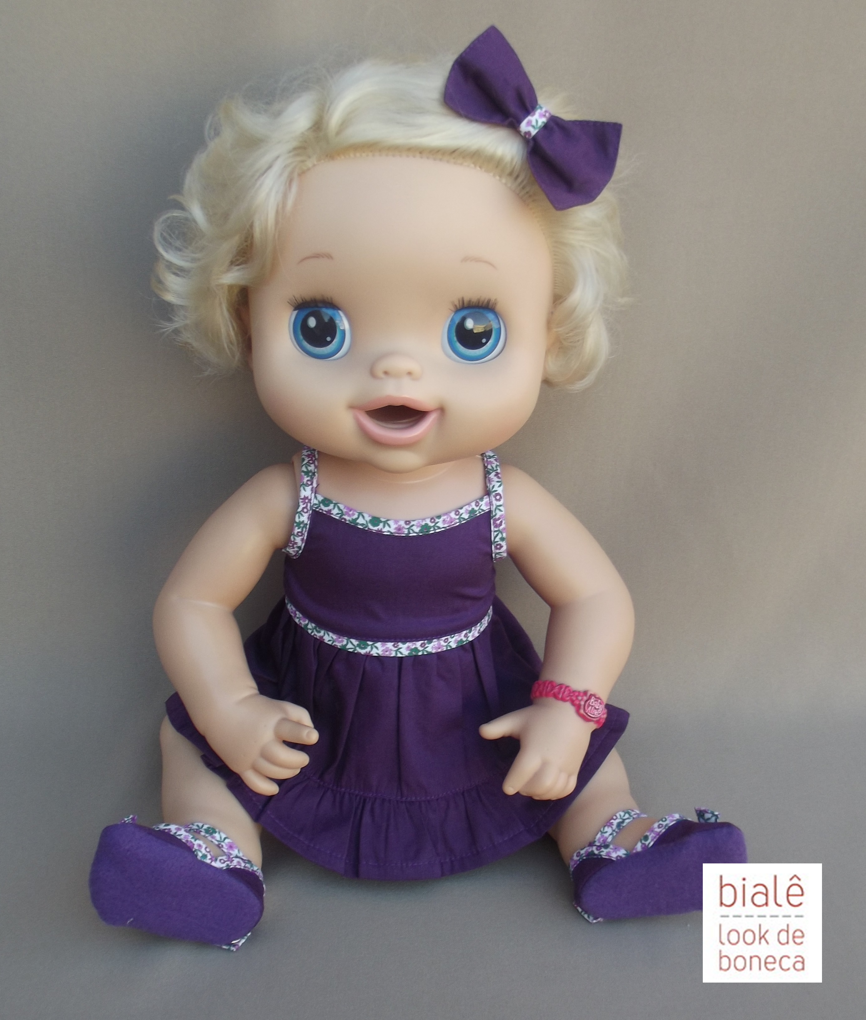 Look Roxo Baby Alive Meu Lindo Bebe No Elo7 Biale