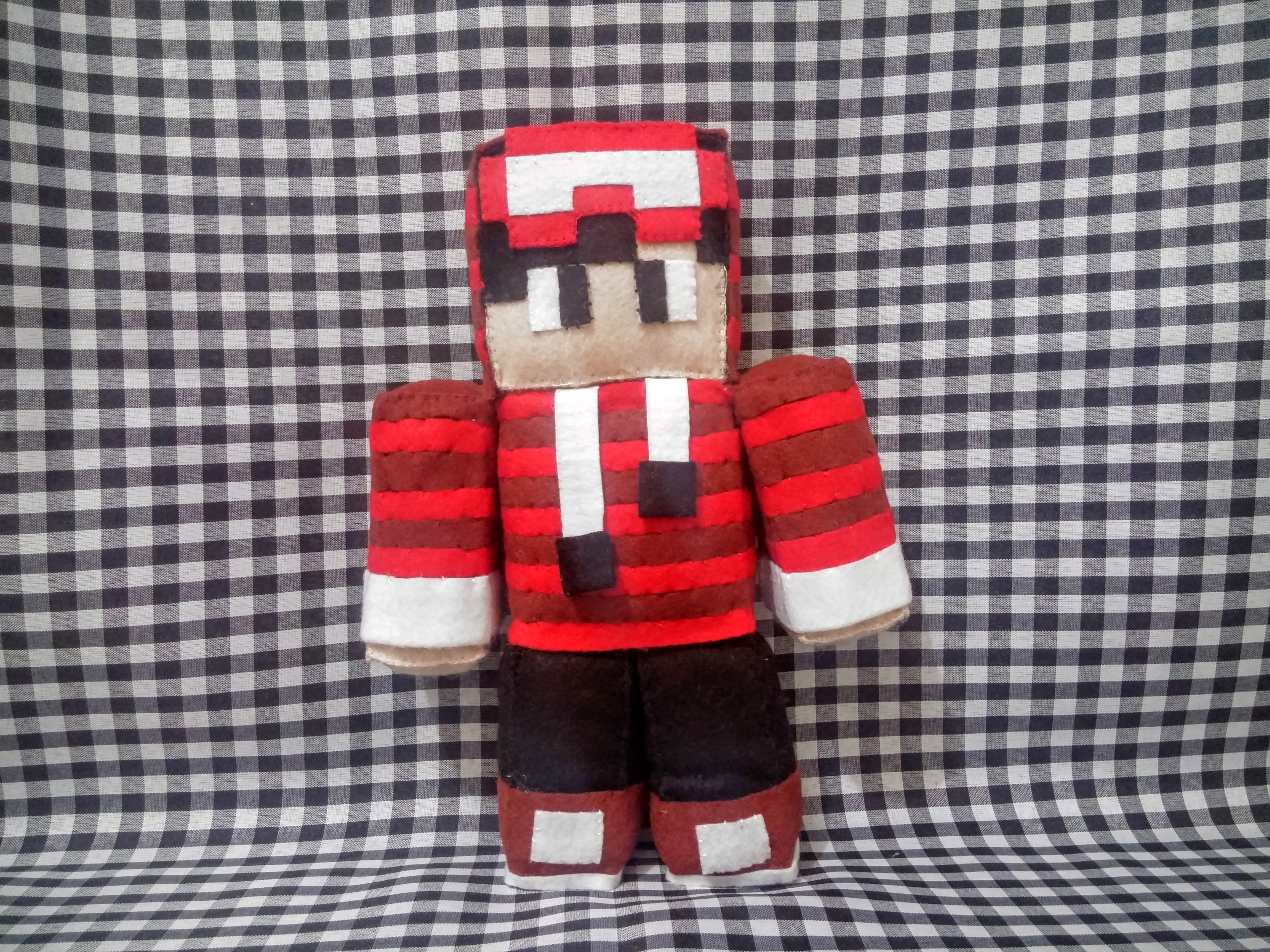 Minecraft - Skin Minguado  Ateliê Abbraccino  Elo7