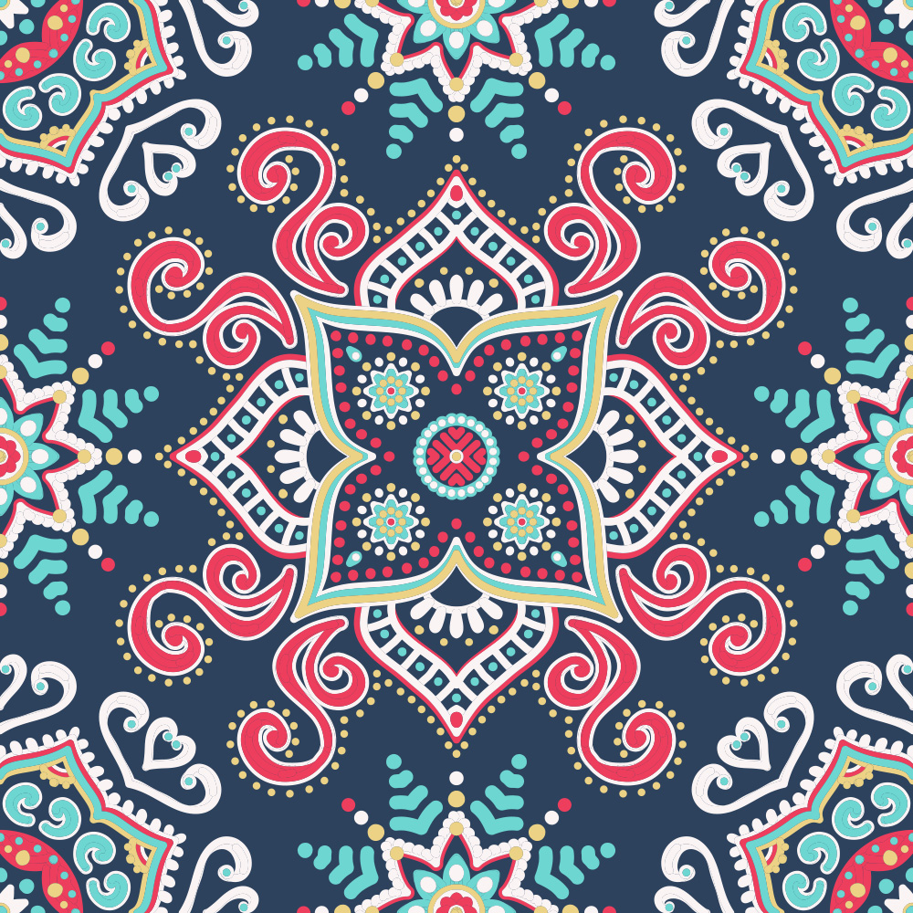 Papel de Parede Mandala Madmo QCola Elo7 Adesivo Delineador Agustin ~ Papel de Parede Mandala Madmo QCola Elo7
