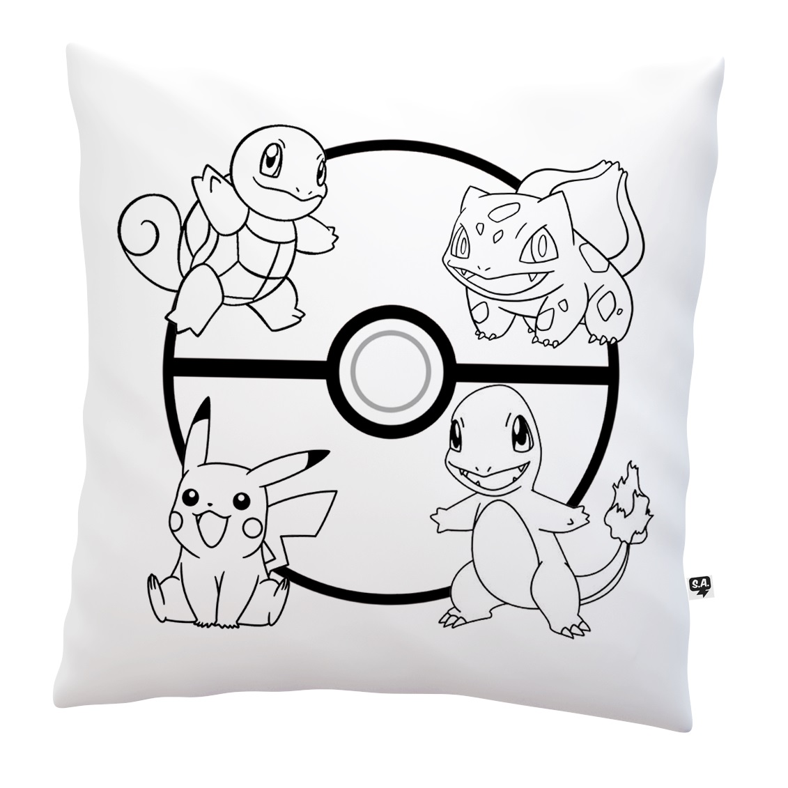 almofada para colorir pokemon no elo7 camiseteria sa 784f35