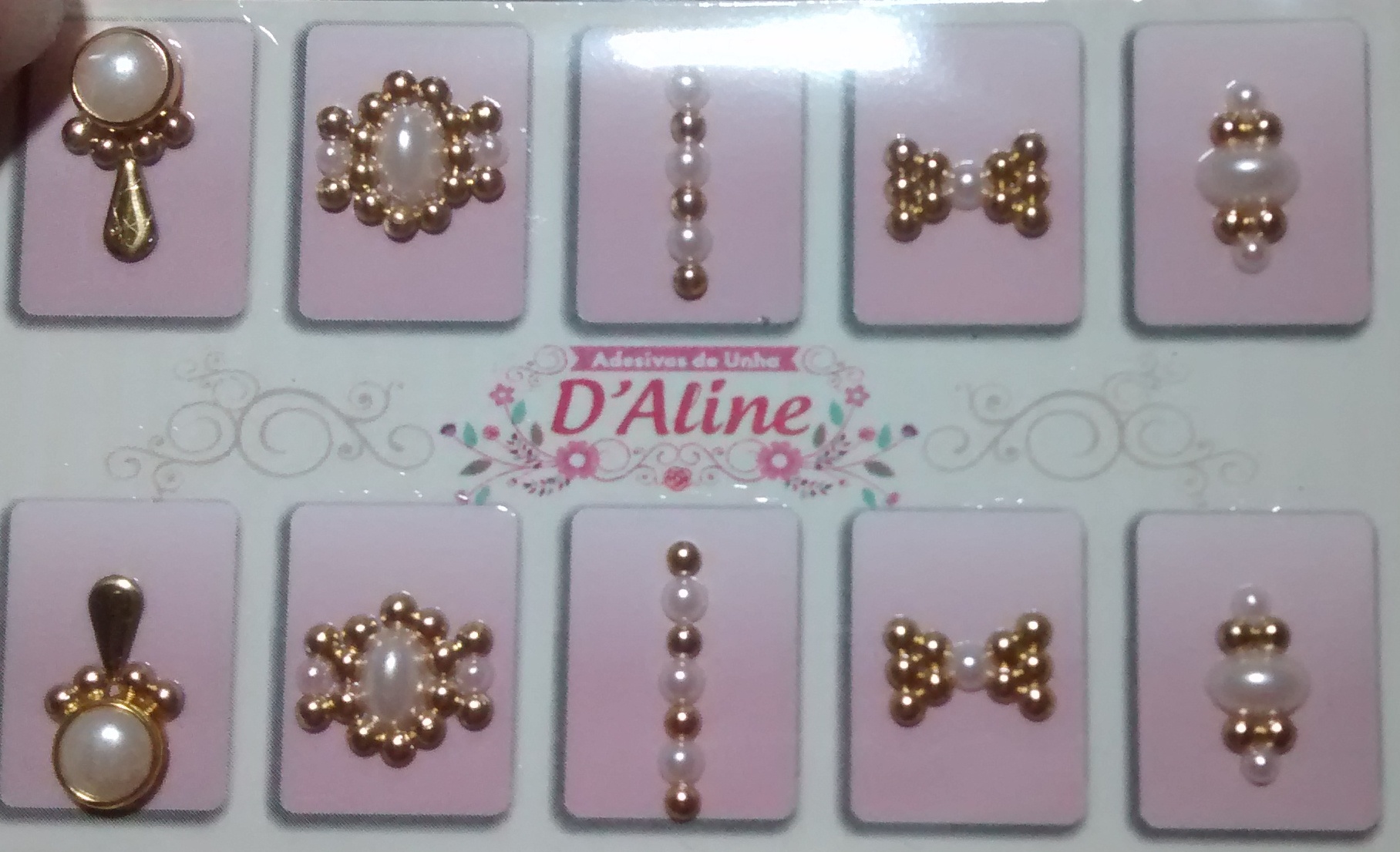 Jóias de Unha Adesivos de Unha DAline Elo7 Adesivos Joias De Unhas ~ Jóias de Unha Adesivos de Unha DAline Elo7