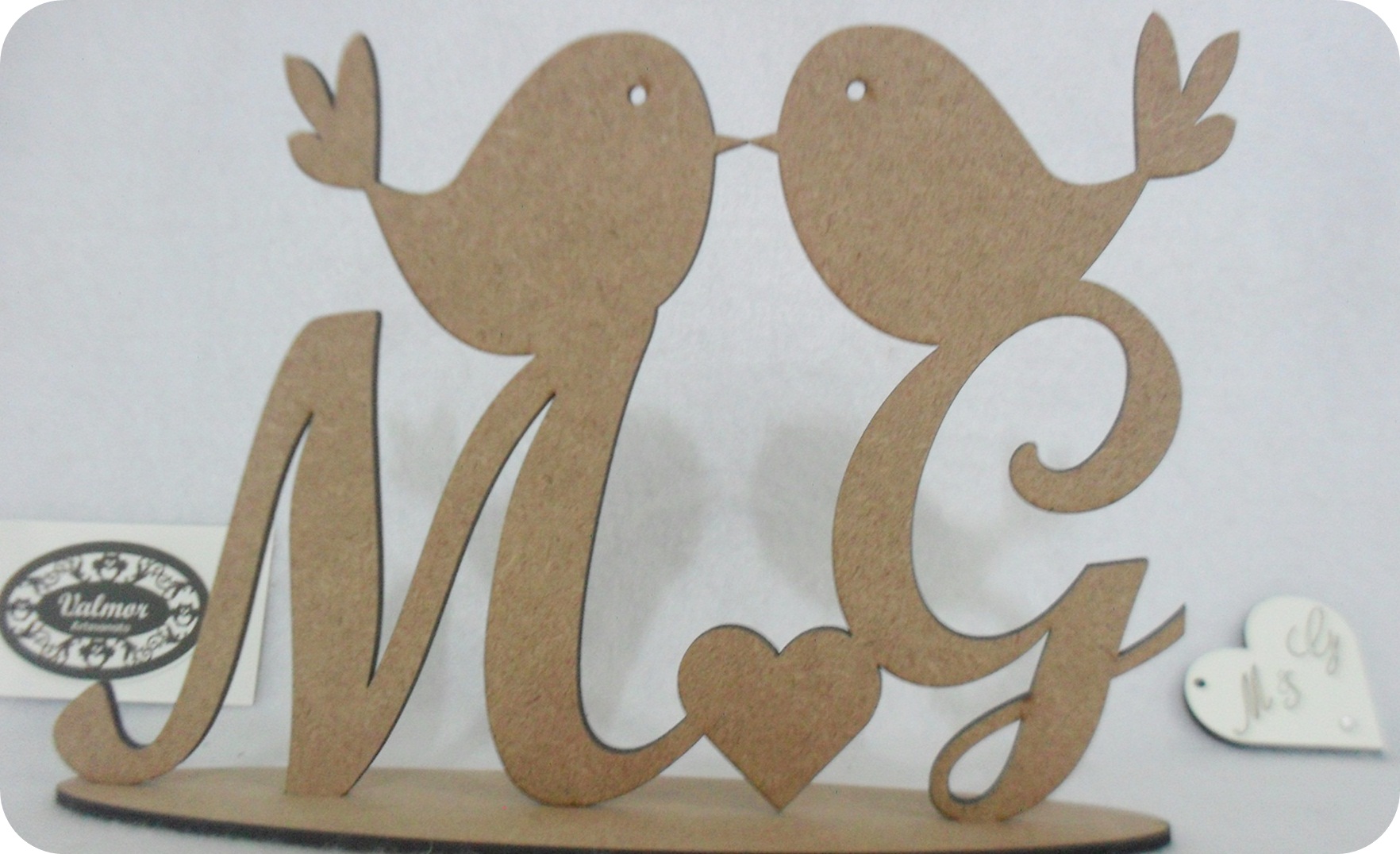 Topo De Bolo Noivos iniciais Mdf m2 Valmor Artesanato Elo7 Feira Artesanato Ouro Preto ~ Topo De Bolo Noivos iniciais Mdf m2 Valmor Artesanato Elo7