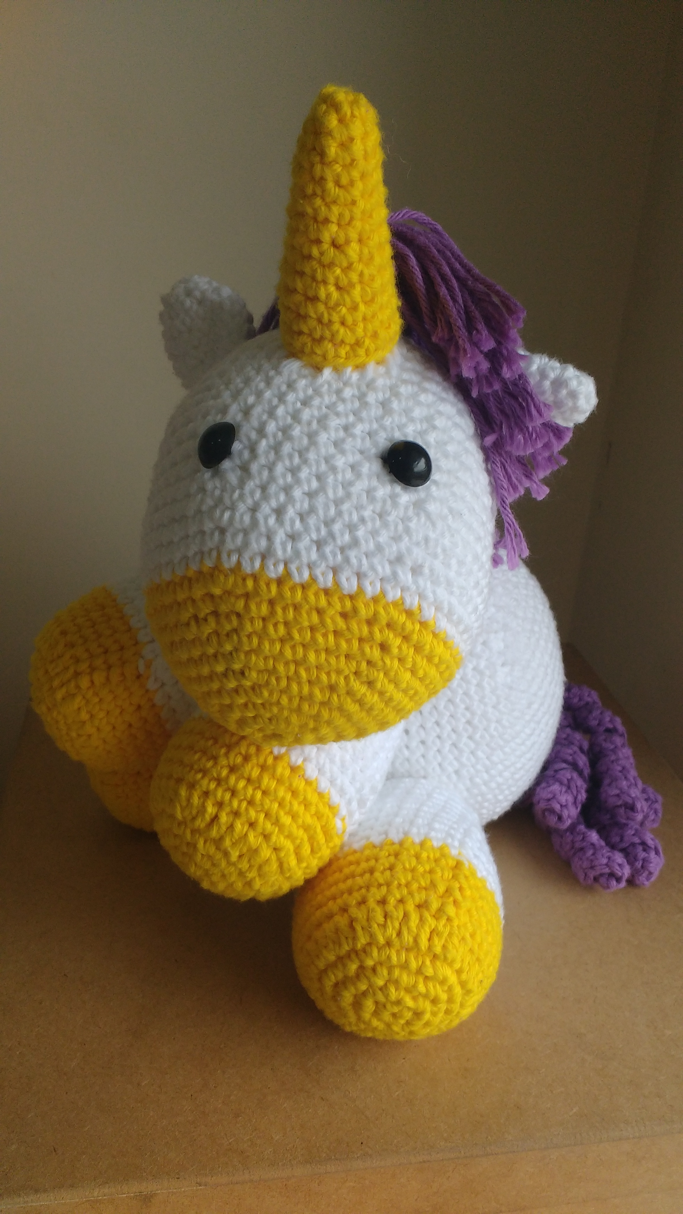 unicornio de amigurumi Lecroche Elo7