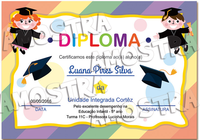 diploma infantil