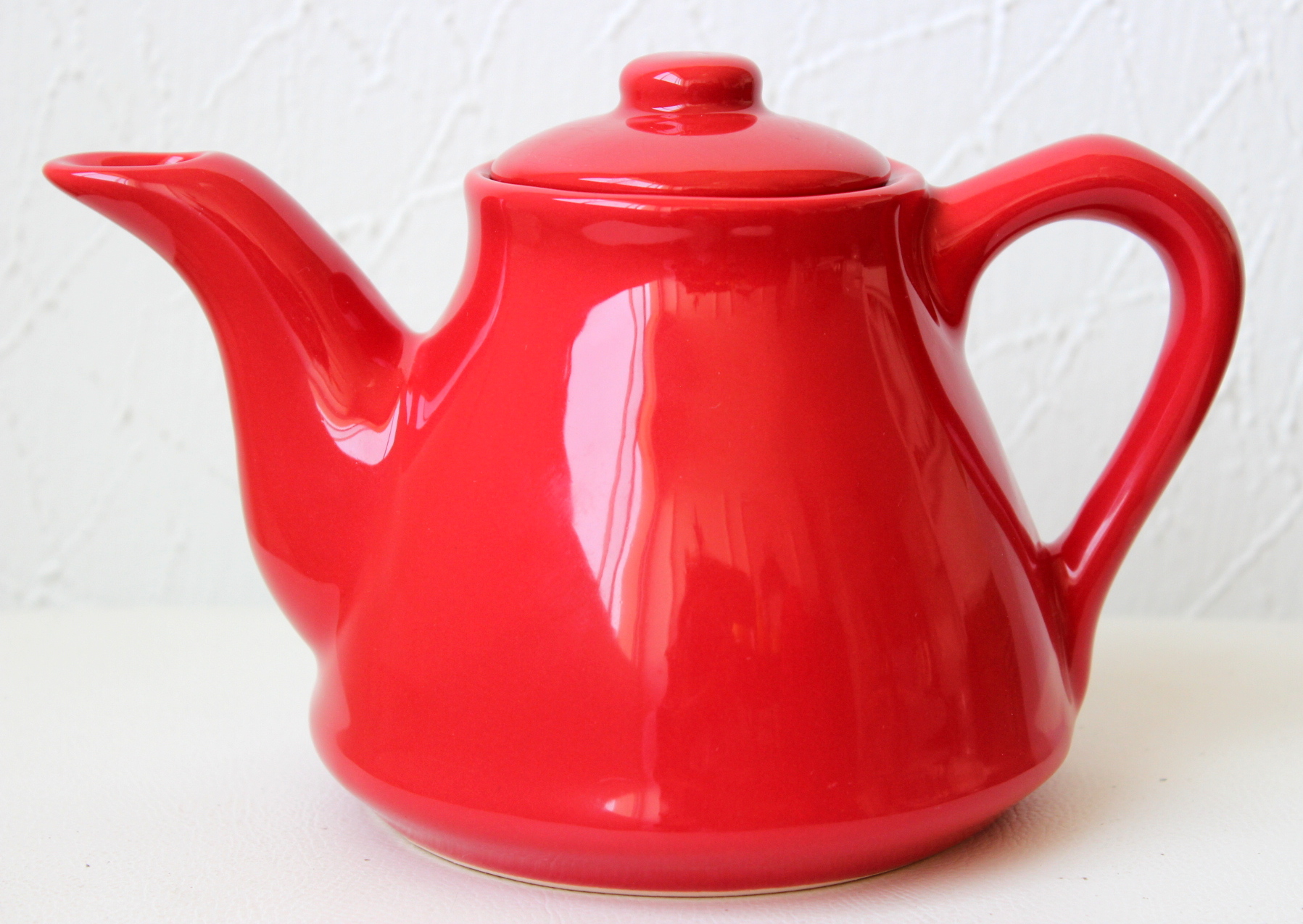 bule de cerâmica vermelho no elo7 débora costa 7e6de0