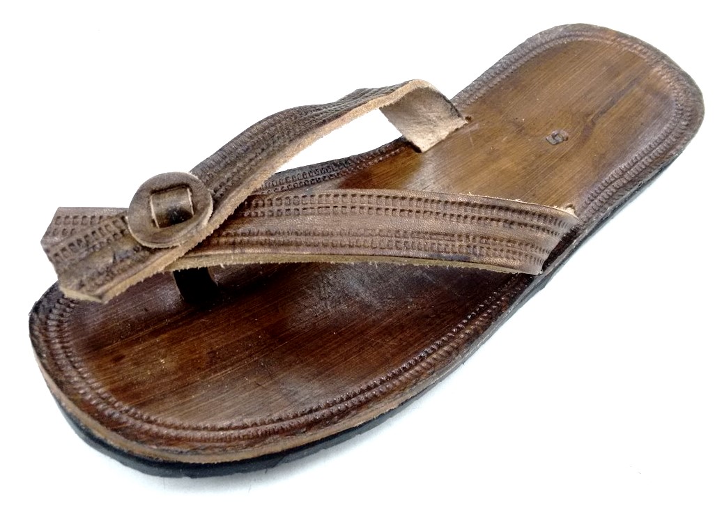 sandalia de couro masculina artesanal