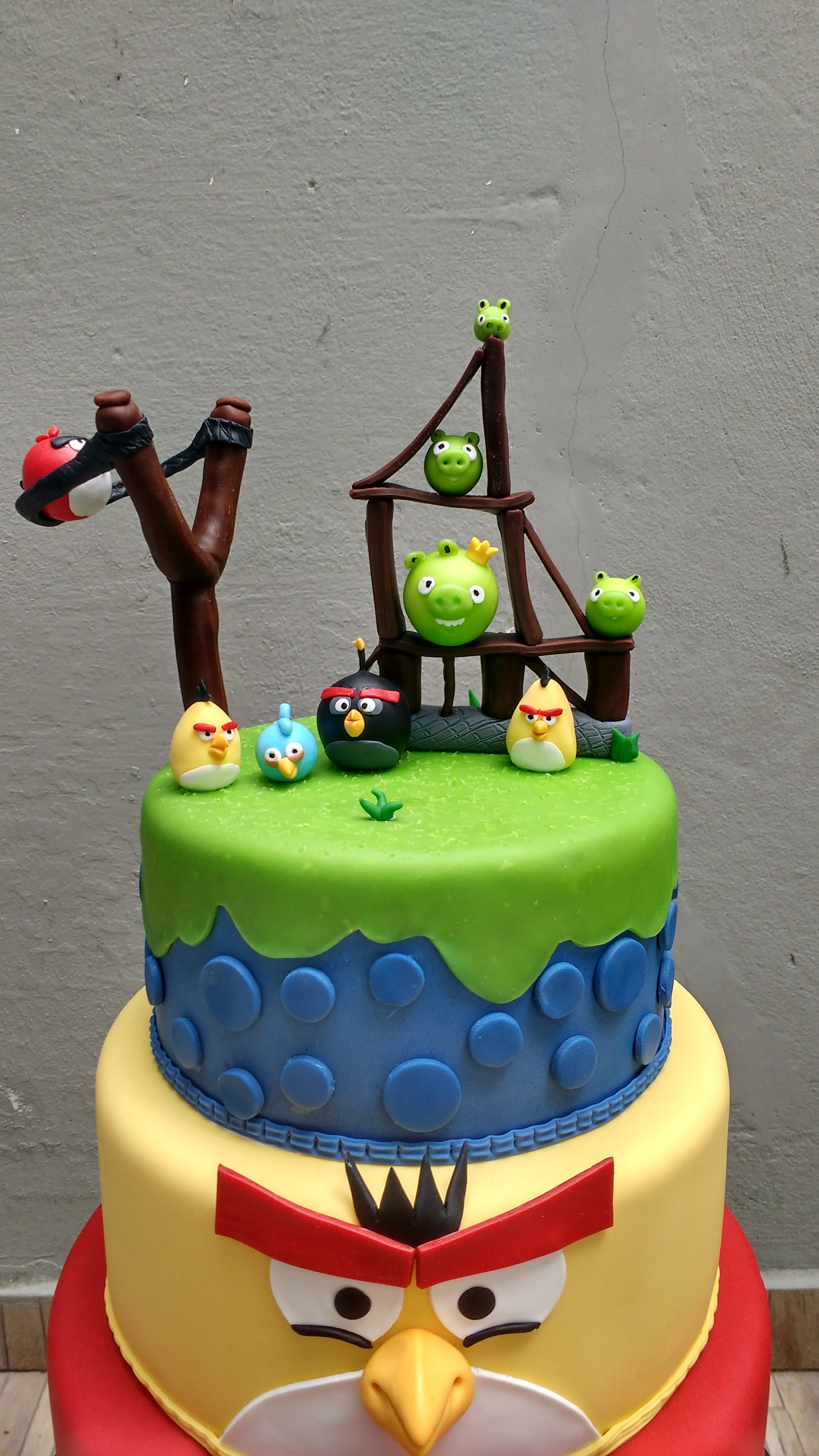 Bolo Angry Birds  Biscotteria - Cookie e Cia.