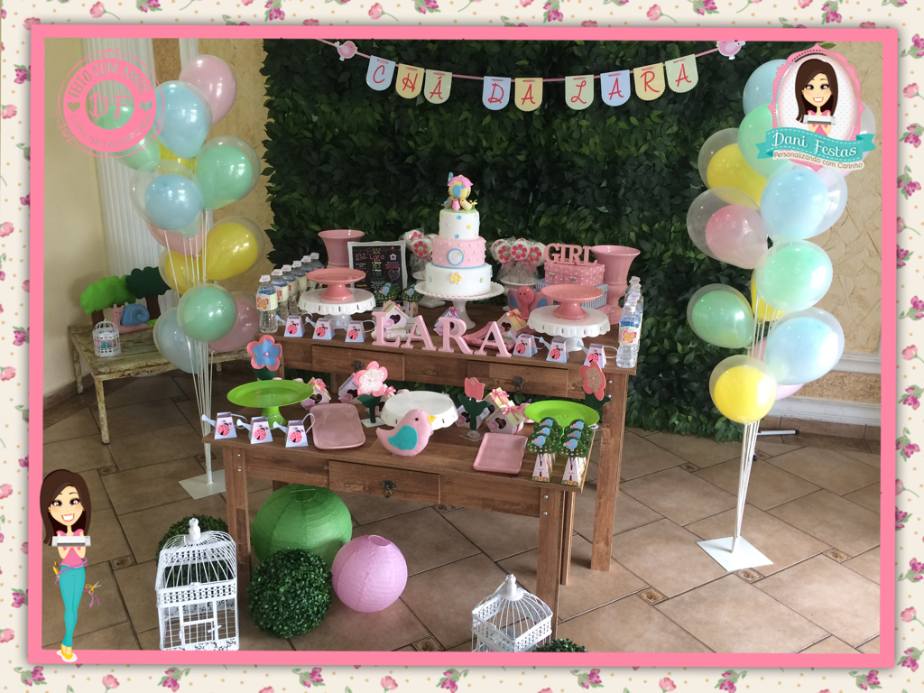 Artigos para festa jardim encantado