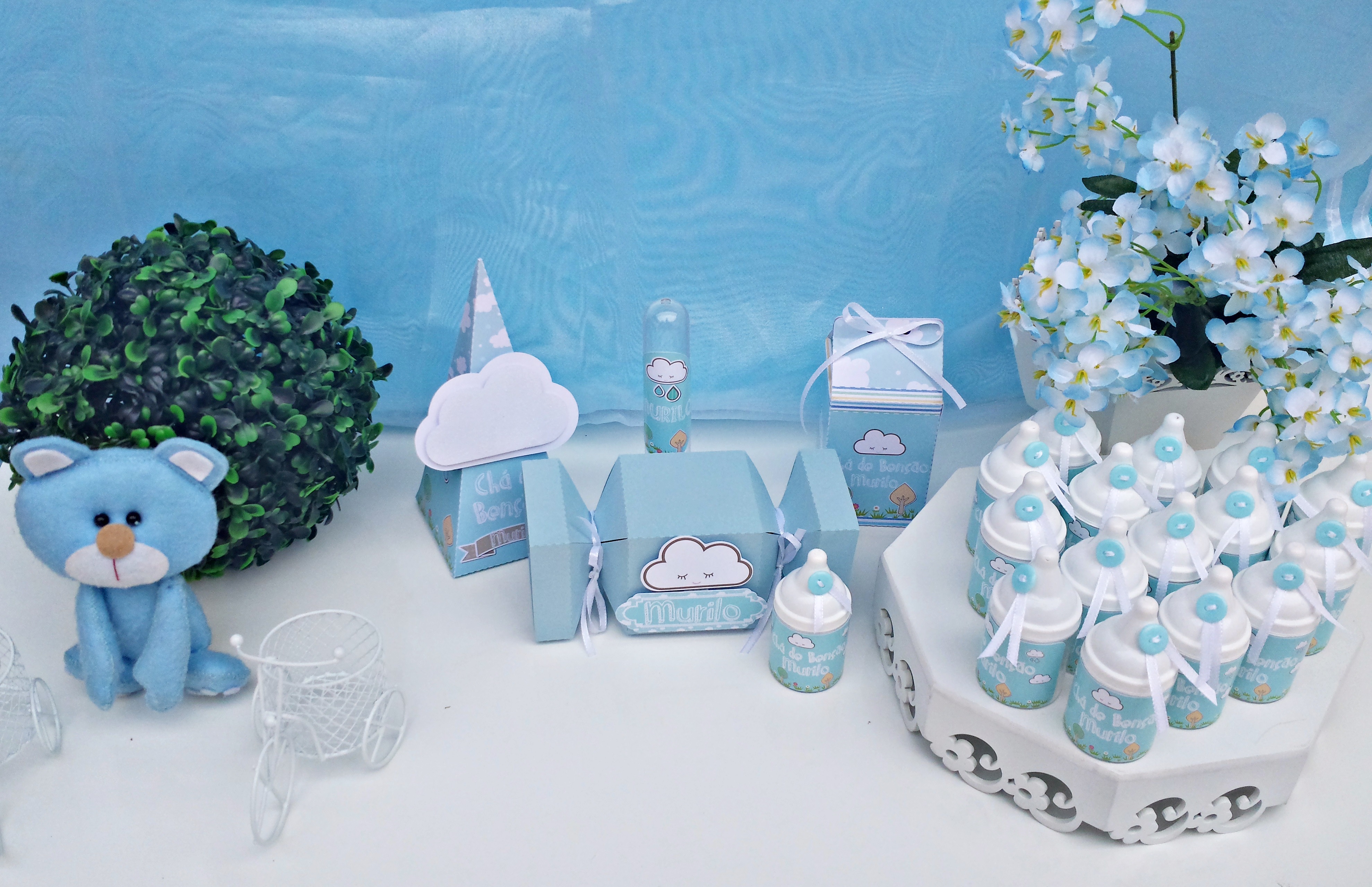 kit Chá de Beb u00ea Mayari Personalizados Elo7 -> Decoração Chá De Bebê Nuvem kit Chá de Beb u00ea Mayari Personalizados Elo7 -> Decoração Chá De Bebê Nuvem