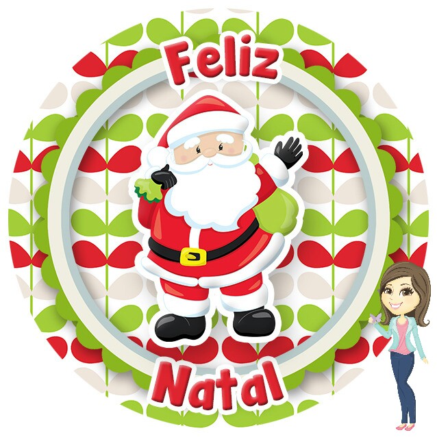 Adesivo Redondo 5cm Natal Sonho no Papel Elo7 Armario Locker Metalico ~ Adesivo Redondo 5cm Natal Sonho no Papel Elo7