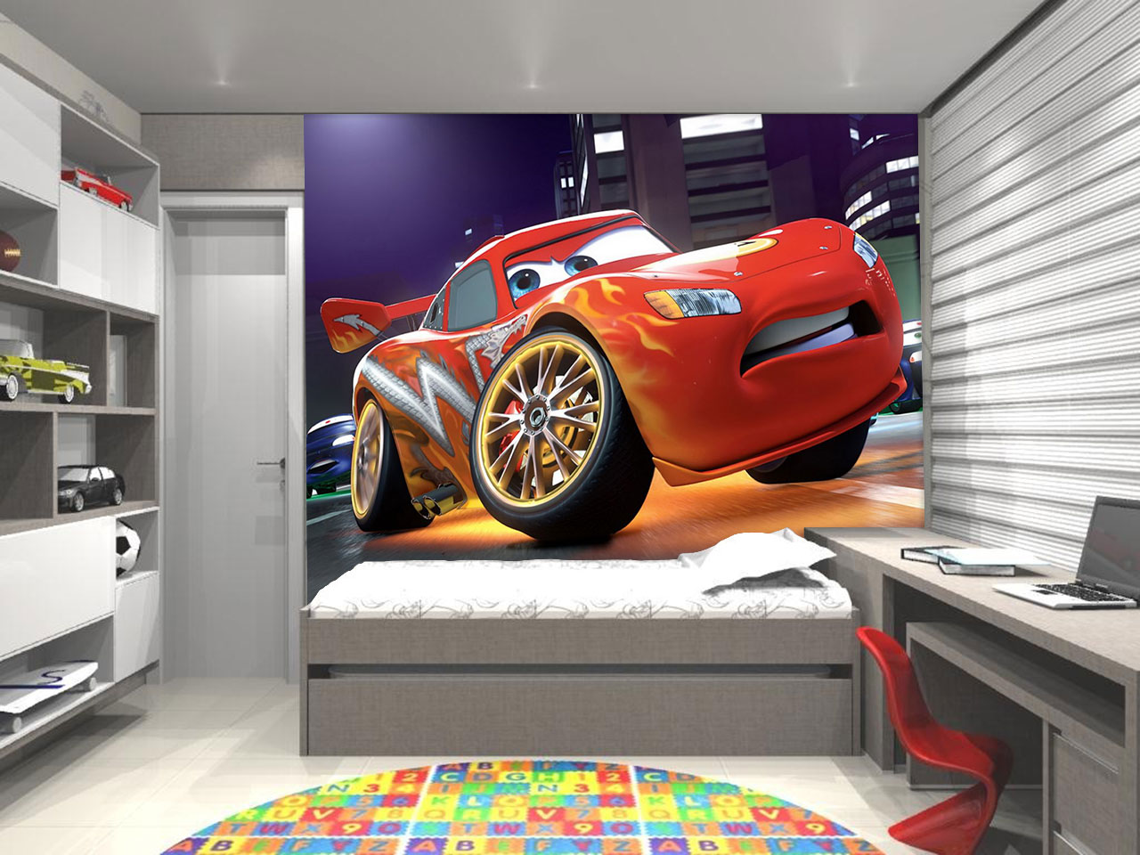 Papel De Parede 3d Infantil Disney Carro Decora O De Ambiente ~ Parede Branca Quarto Com Quarto De Menino Carro Papel De Parede 3d Infantil Disney Carro Decora O De Ambiente ~ Parede Branca Quarto Com Quarto De Menino Carro