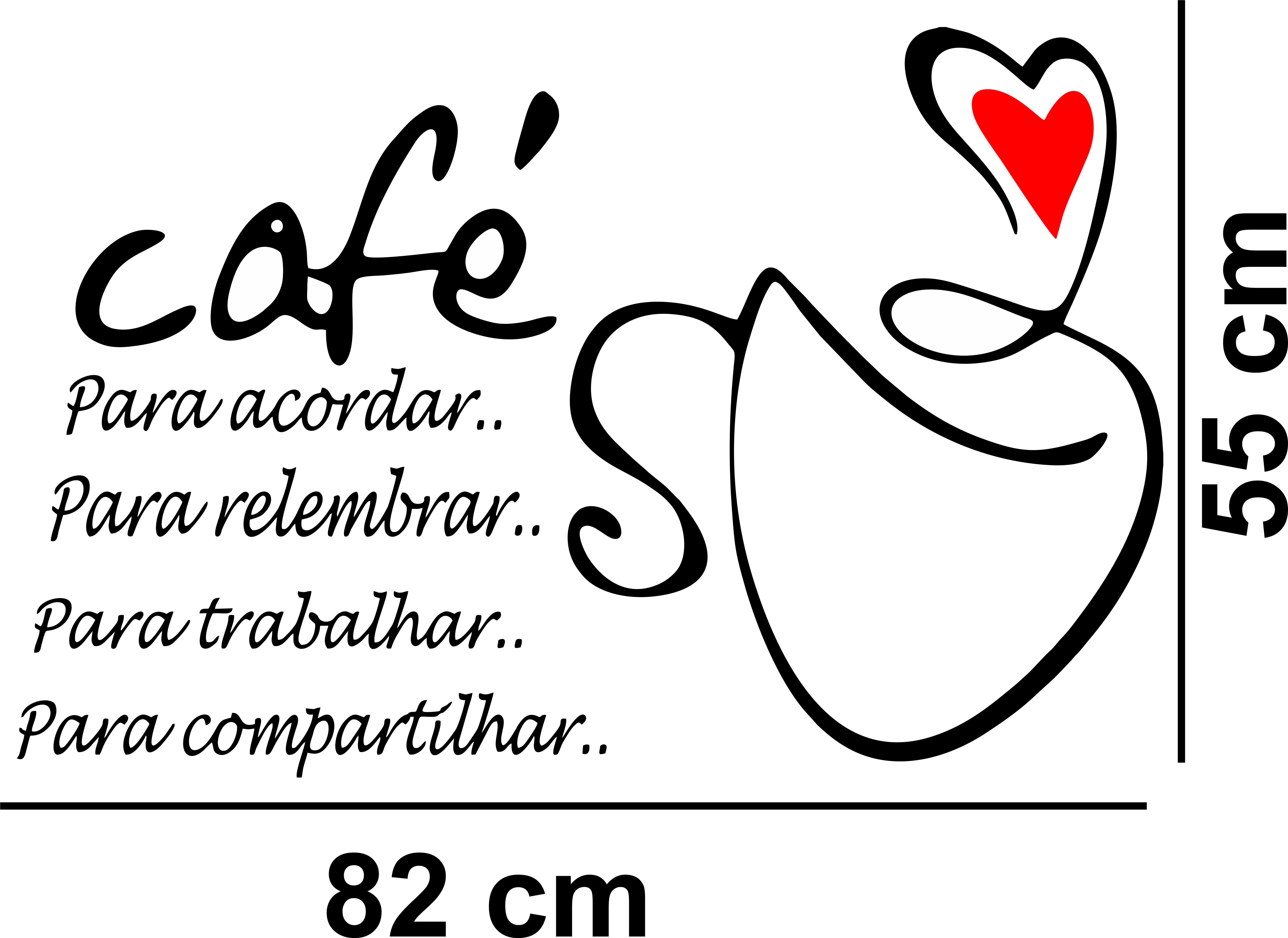Adesivo de Parede Frases Xícara de Café Adesi Color Elo7 Aparador Azul Tifany ~ Adesivo de Parede Frases Xícara de Café Adesi Color Elo7