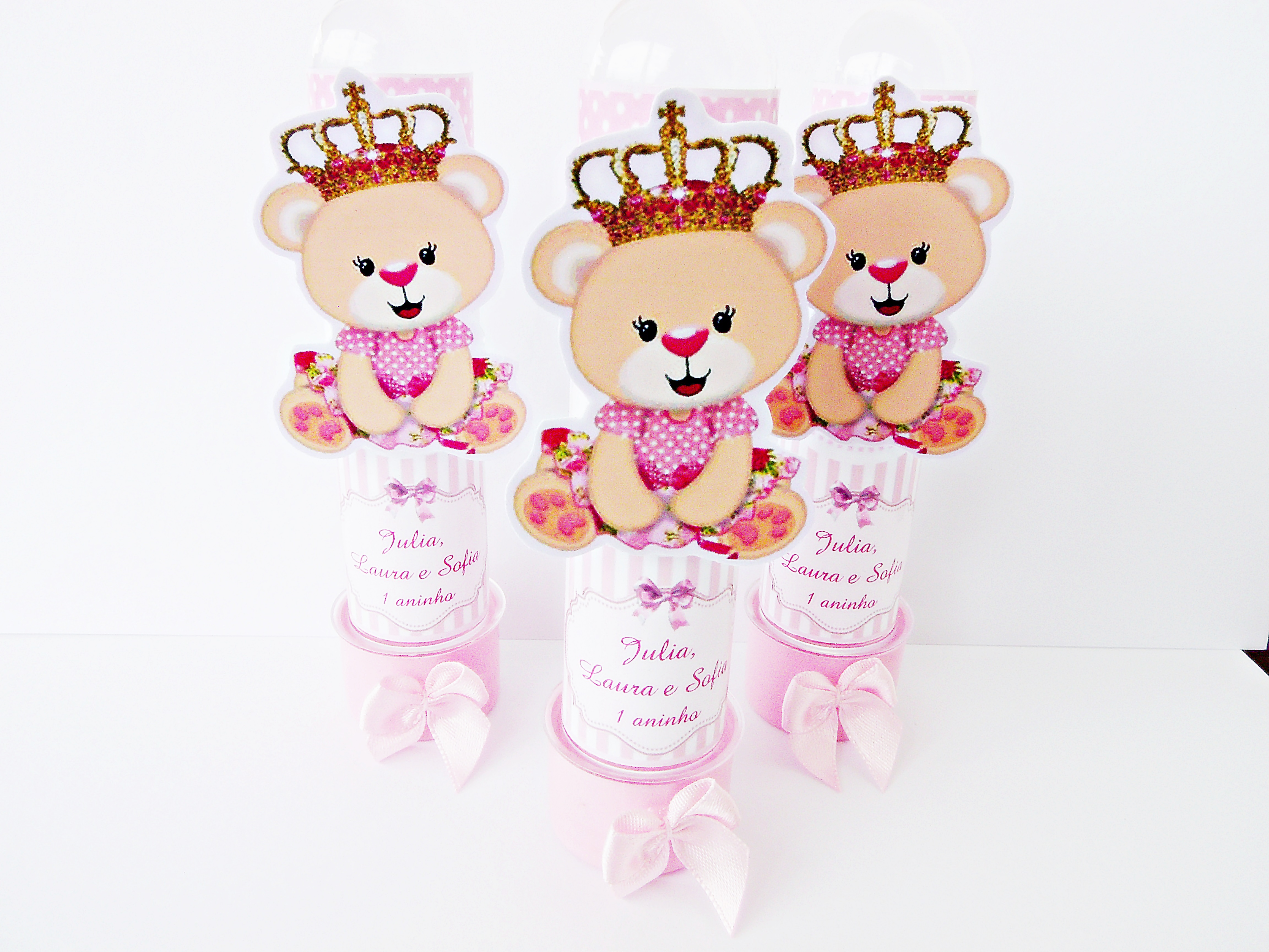 lembrancinha ursinha princesa elo7
