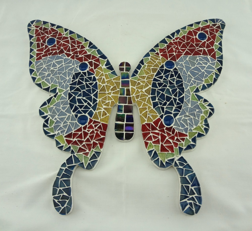 borboleta em mosaico elo7