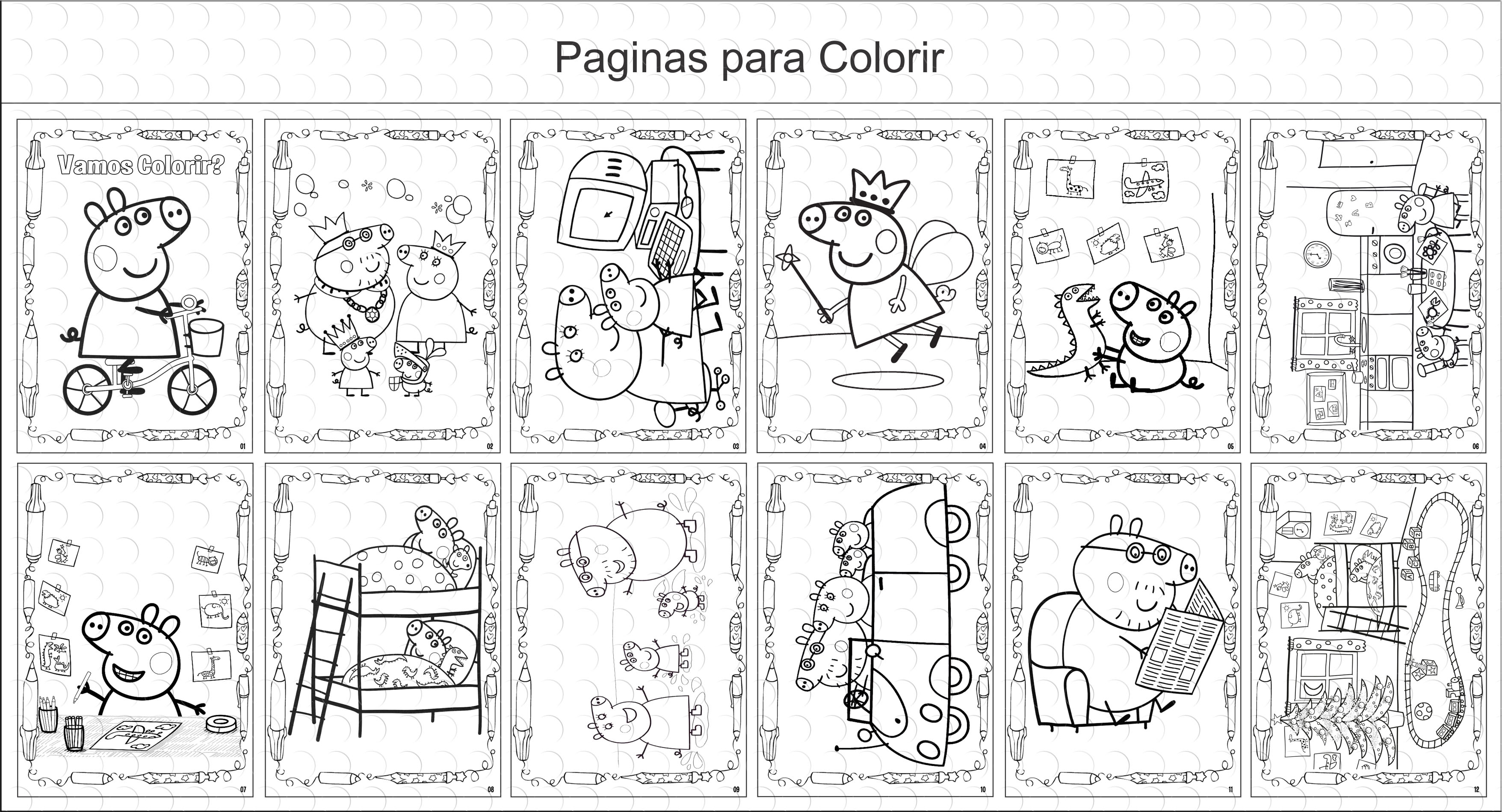 livros para colorir peppa pig ii no elo7 g a personalize 88c4b8