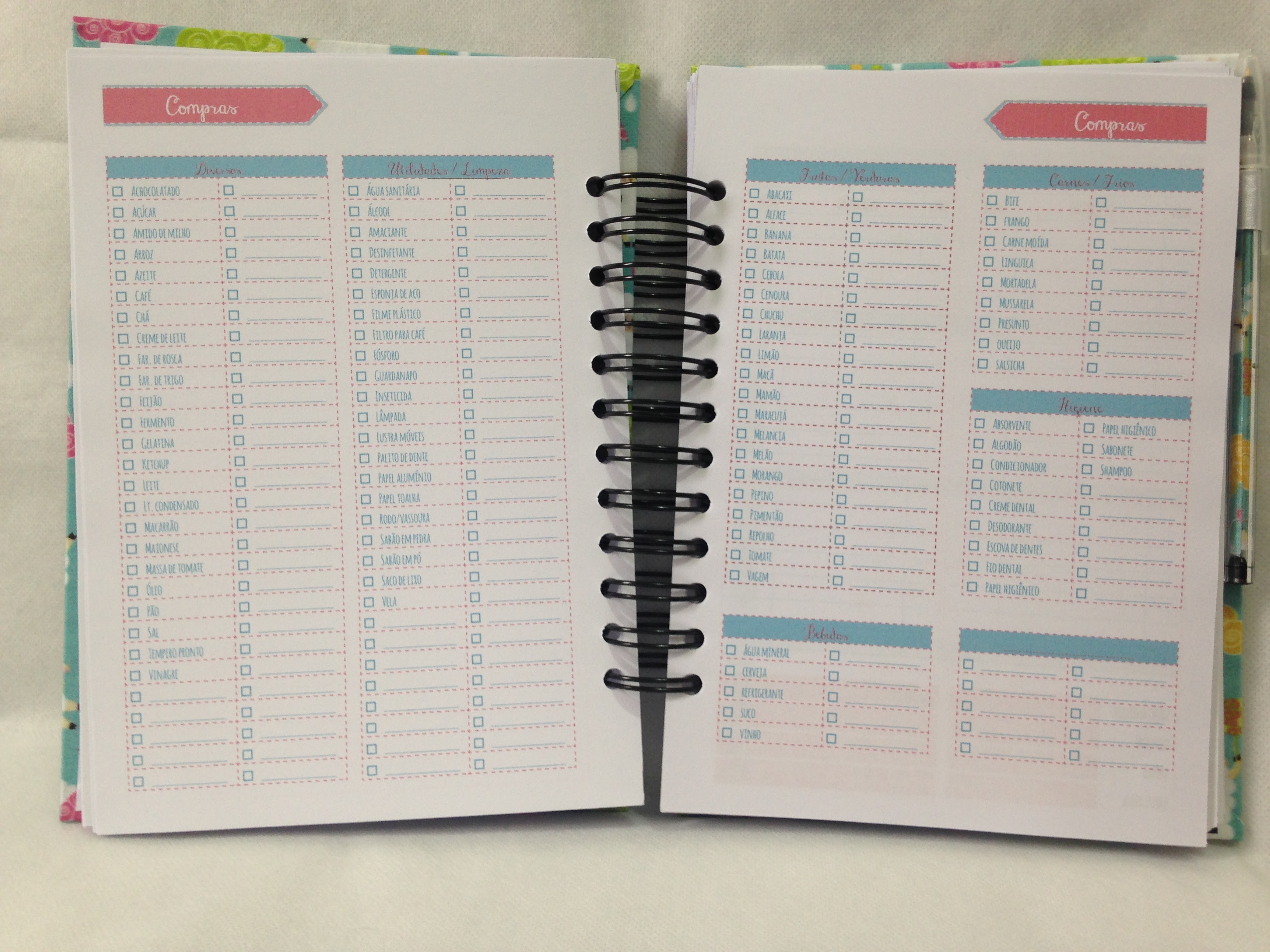 agenda planner 2018 no elo7 r e v artesanatos 8cce8b agenda planner