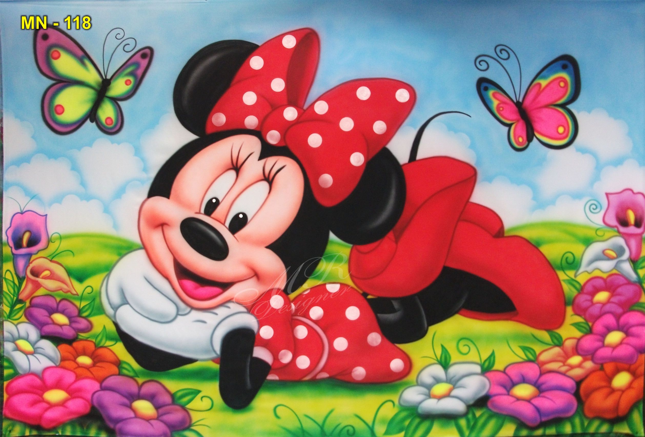 minnie vermelha painel de