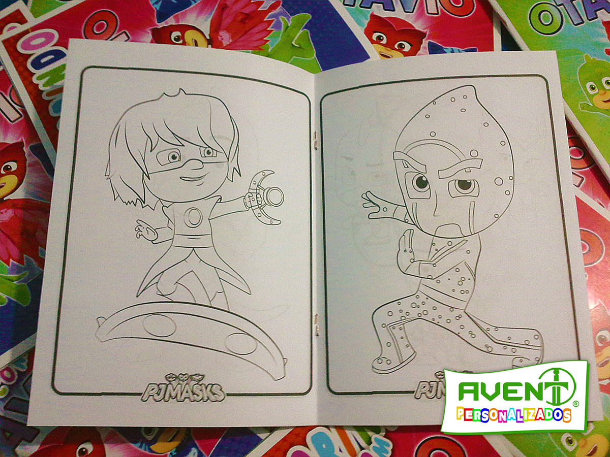 revista p colorir pj masks no elo7 avent personalizados 92d90f