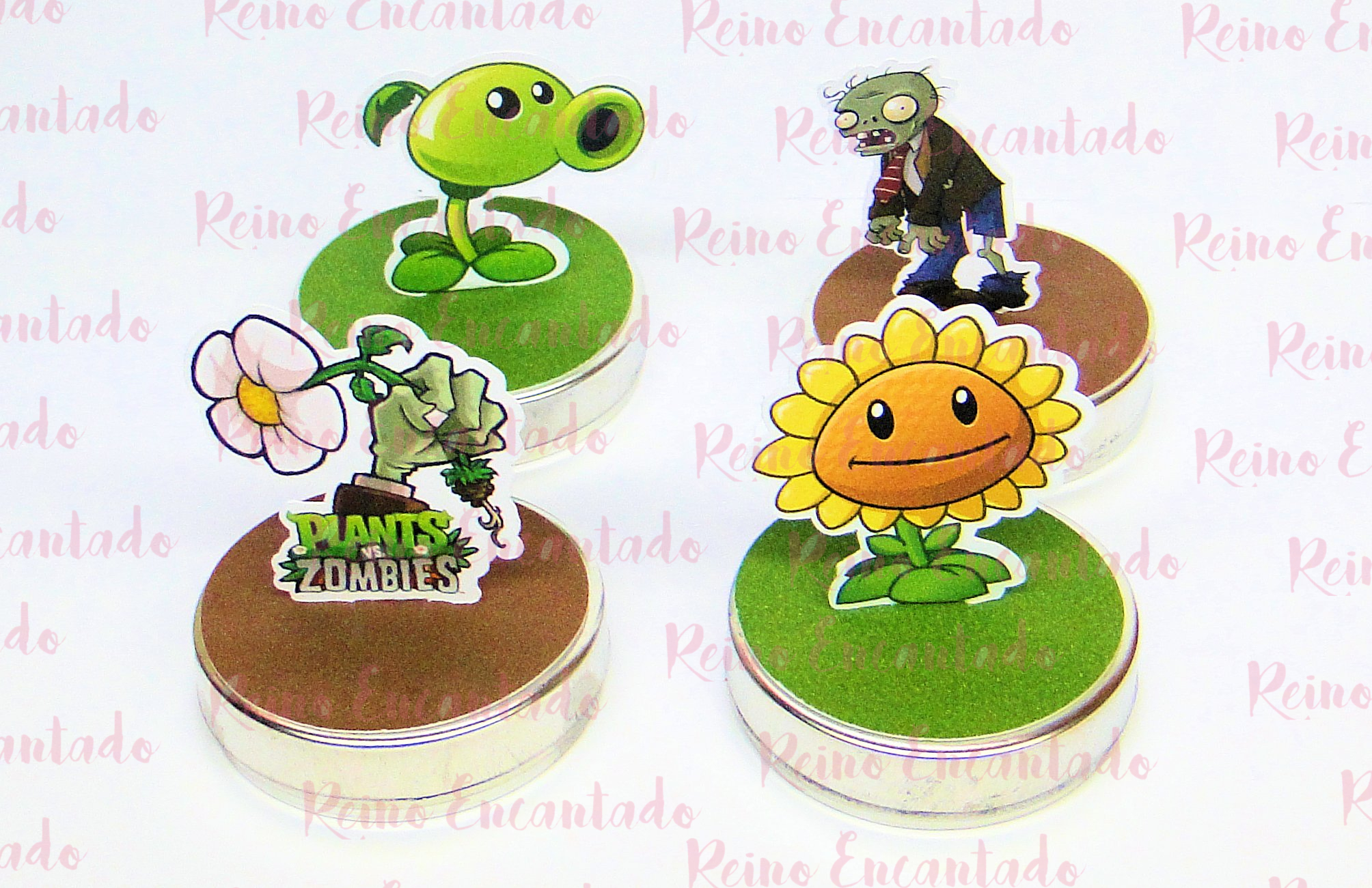 latinha 3d plantas vs zumbi no elo7 reinado de encanto 99a4a3