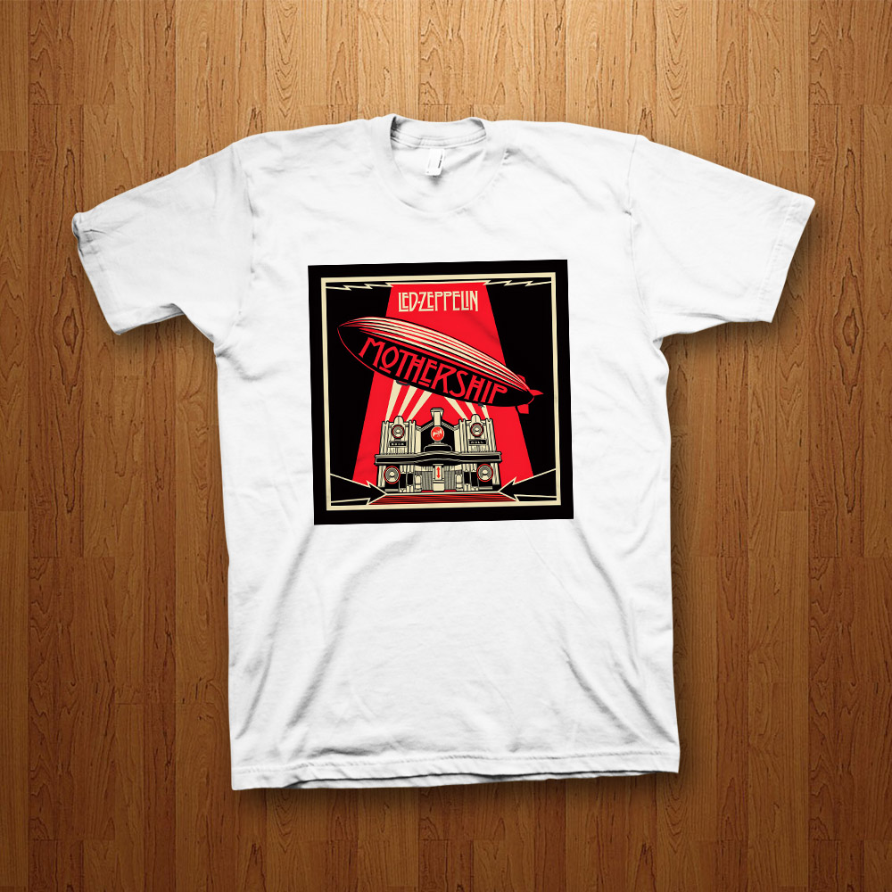 camiseta led zeppelin mothership