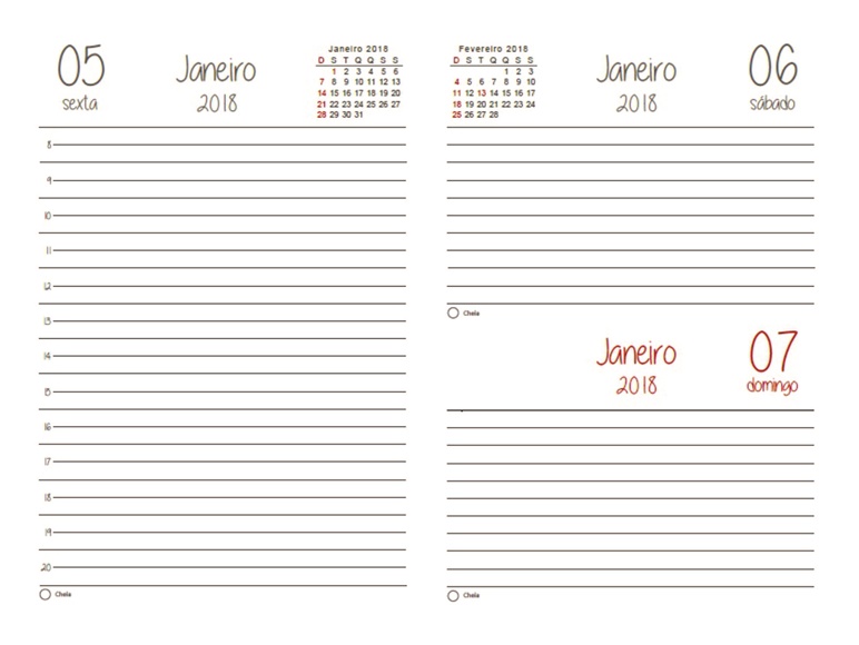 agendas 2018 gratis