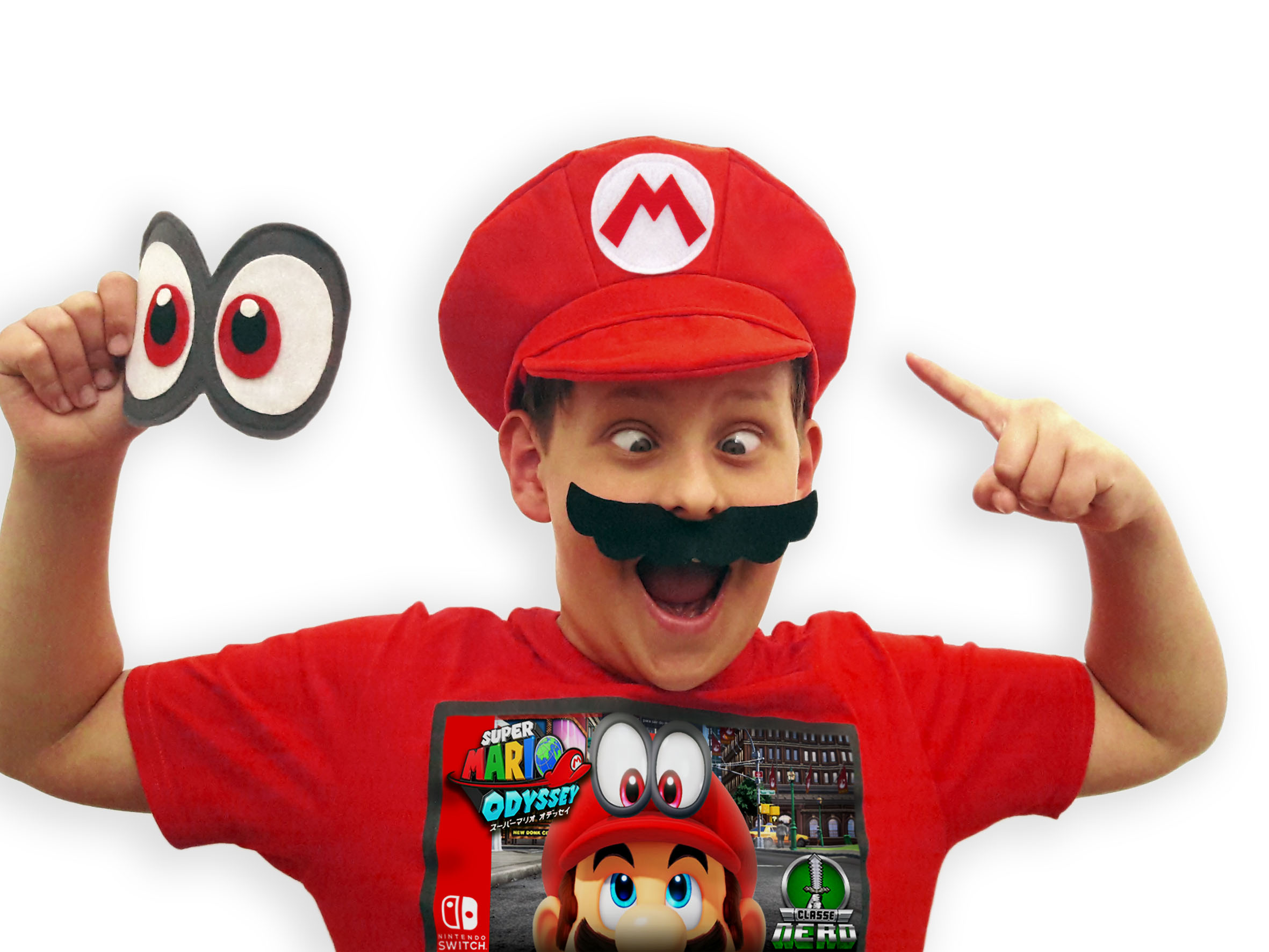 chapéu boina super mario
