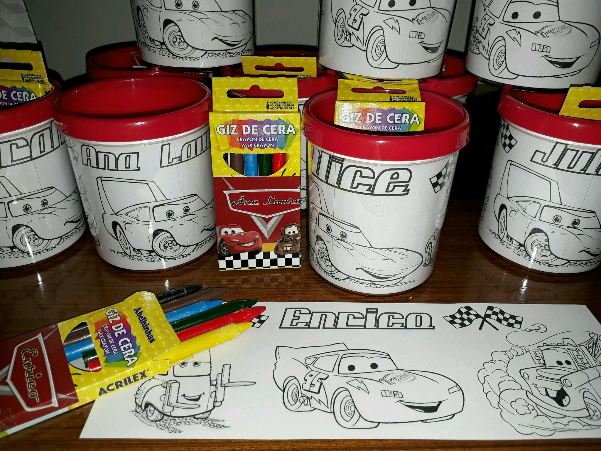 Kit Caneca para pintar Carros + Jogo de Canetinhas Laváveis - Mary Pop  Personalizados - Acessórios para Cama - Magazine Luiza