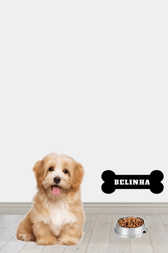 Adesivo De Parede Logo Pet Shop Banho E Tosa Cachorro No Elo7