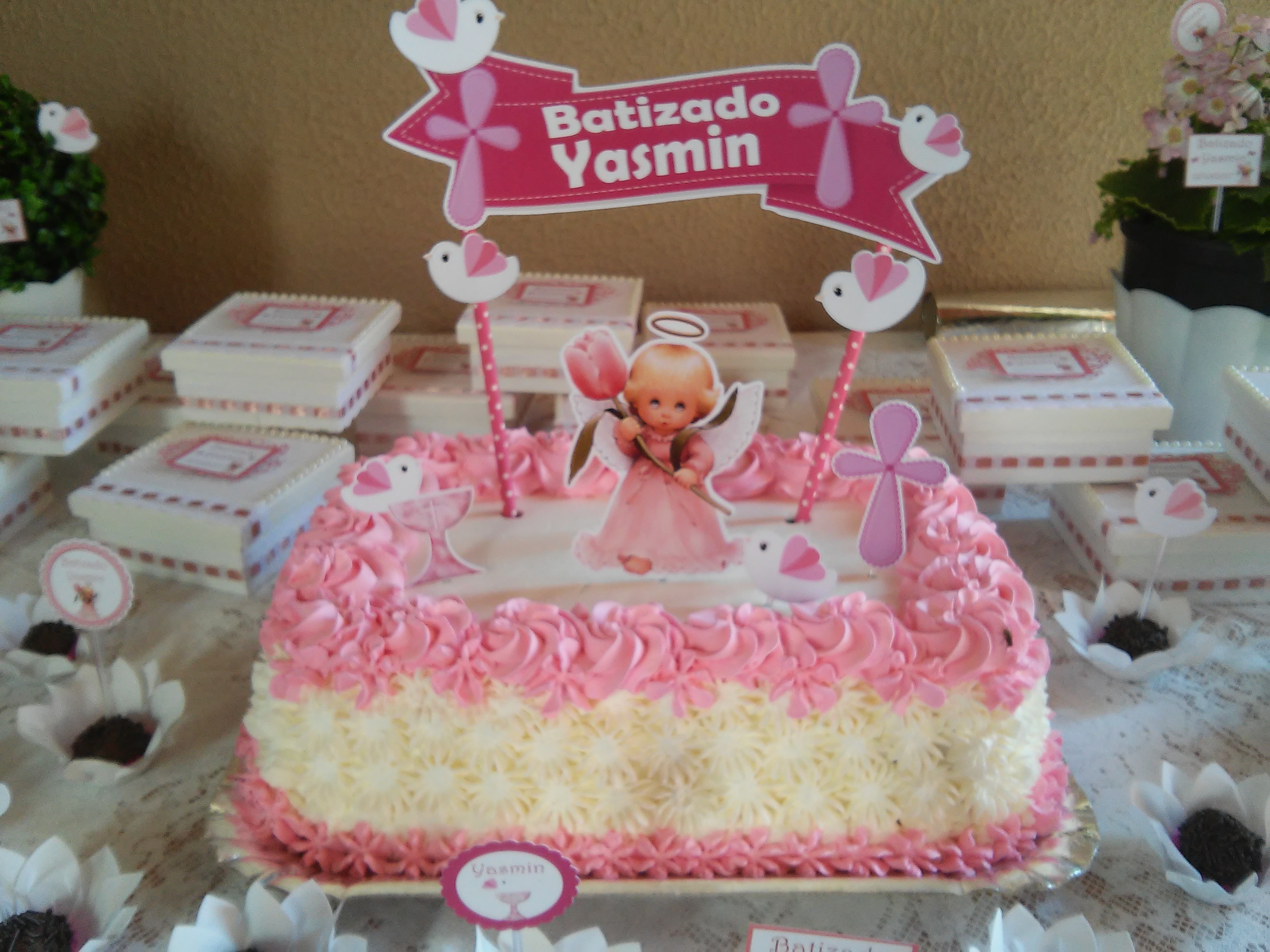 Featured image of post Bolo De Batizado Quadrado Decora o simples de batizado como fazer em casa