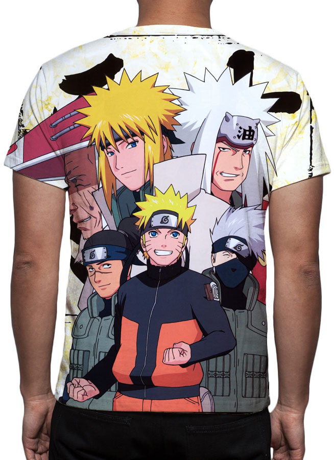 Camisa Camiseta Envio Hoje Minato Anime Desenhos Naruto 01