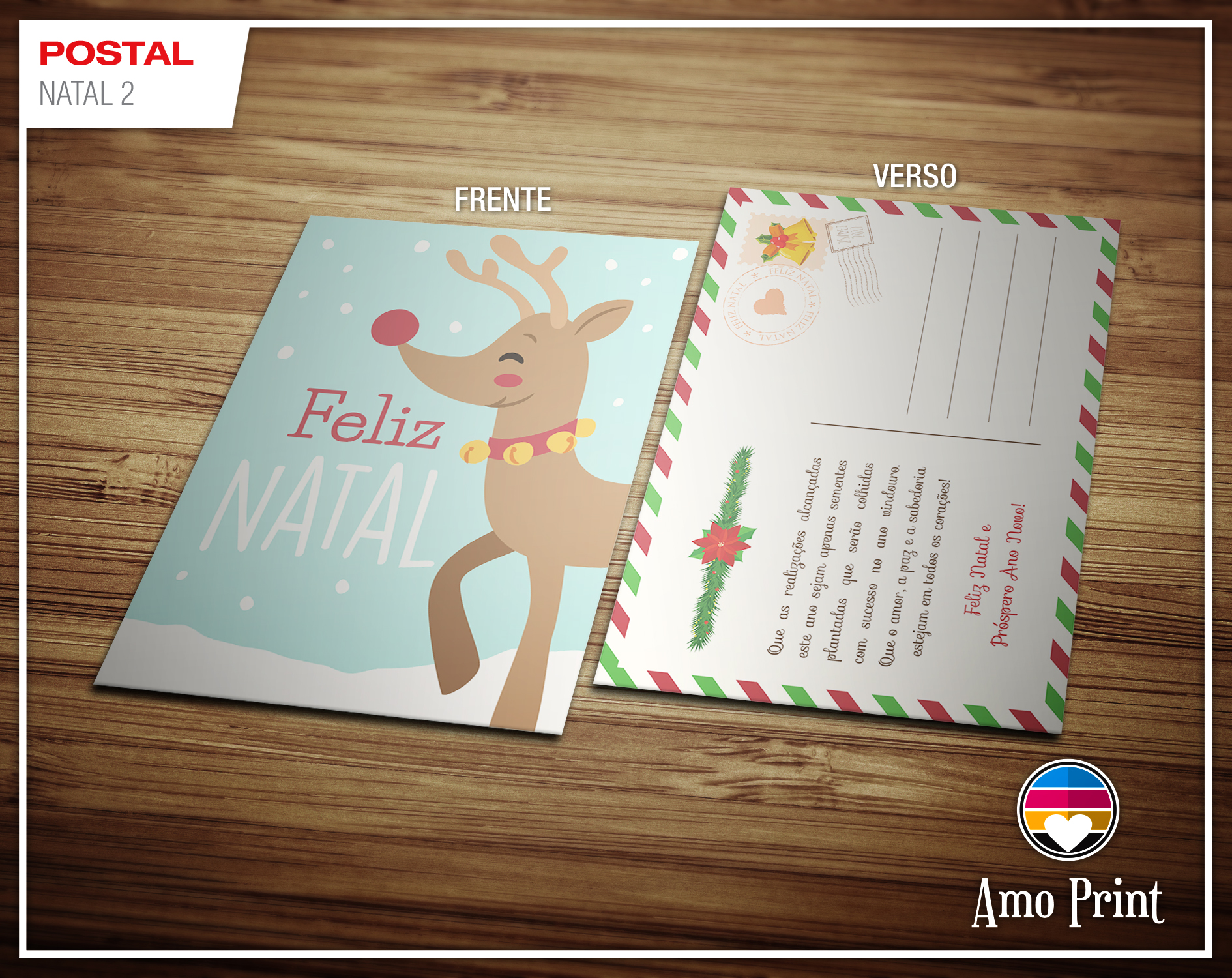cartão postal de natal
